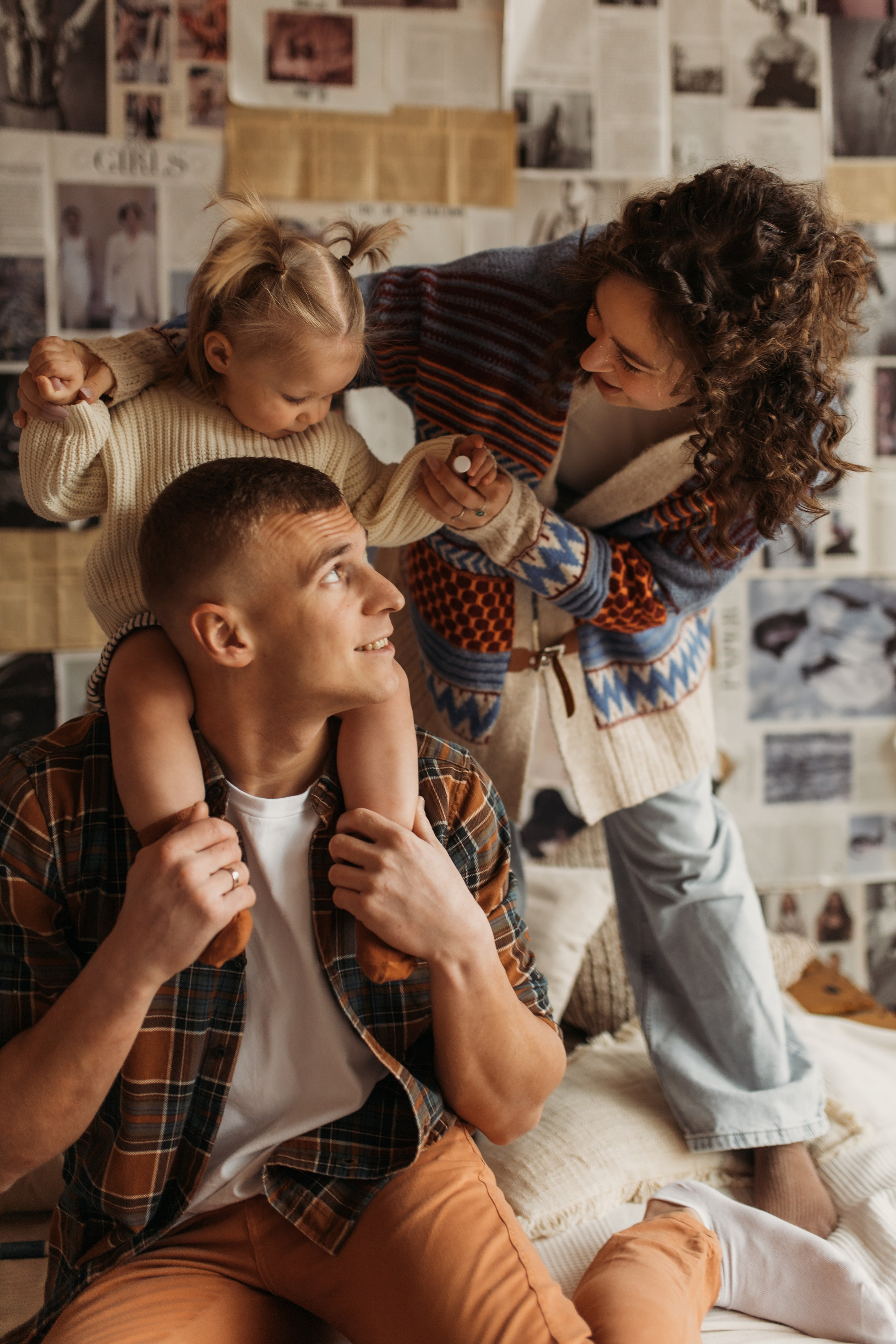 Даша, Андрей и Варечка. Семейный и свадебный фотограф в Москве и Зеленограде Марина Малярова