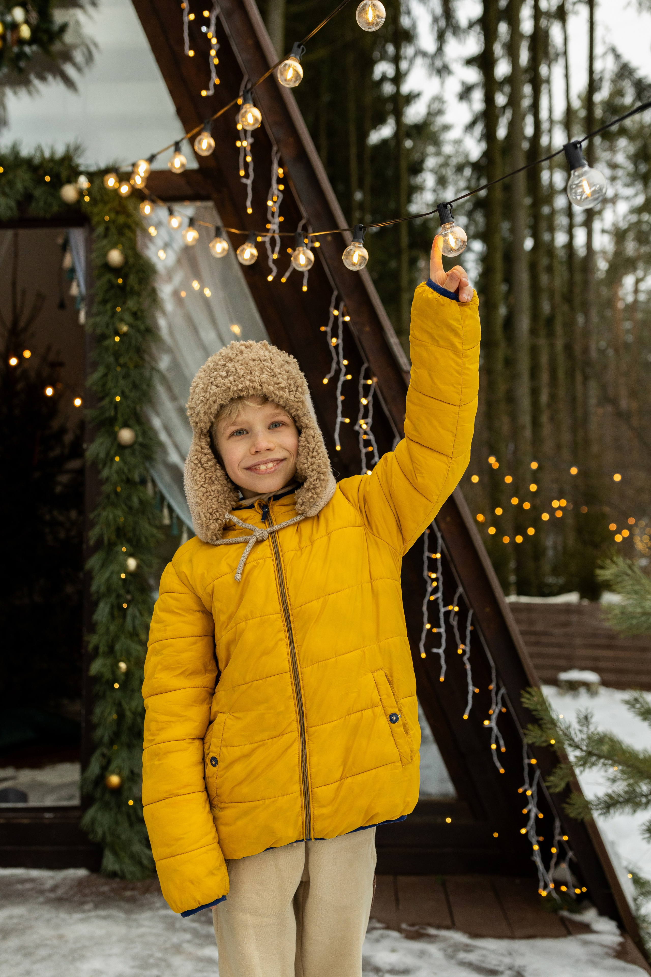 Зима в Кантри Хаус (загородная локация). Семейный и детский фотограф в Москве Олеся Маркина