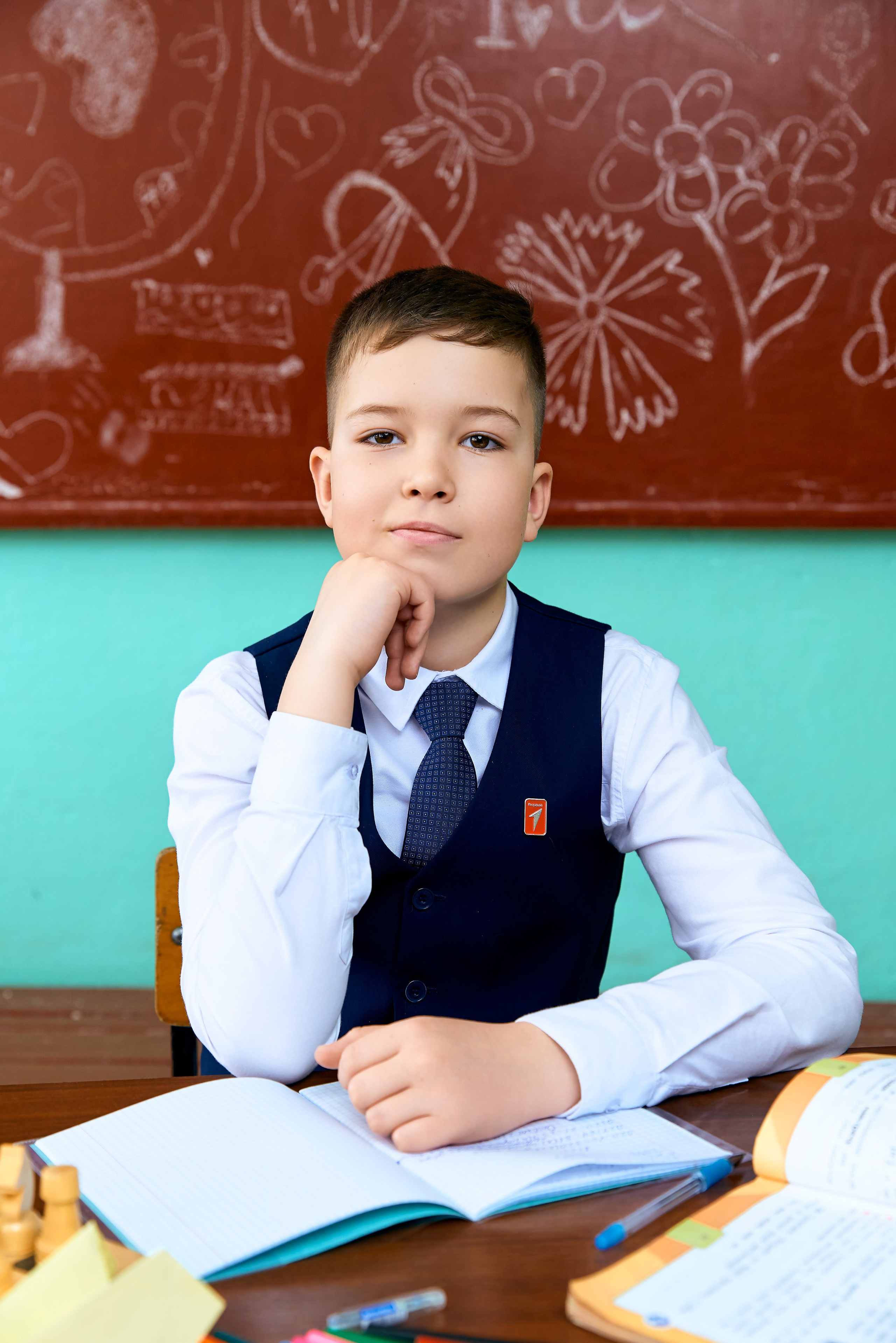 4А класс Хотынецкая СОШ выпуск 2024. Фотограф в Орле Павел Черкасов