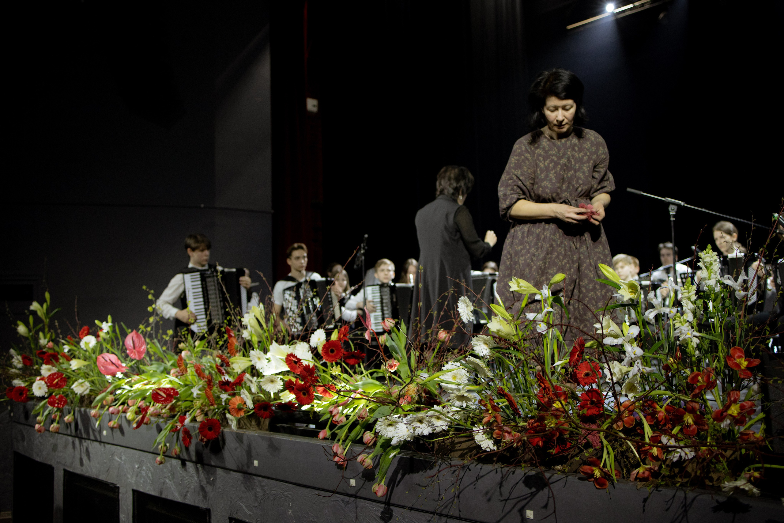 Оформление Отчетного концерта Музыкальной школы Глазунова. Оформление свадеб, декор свадеб Вера Маркова, Москва