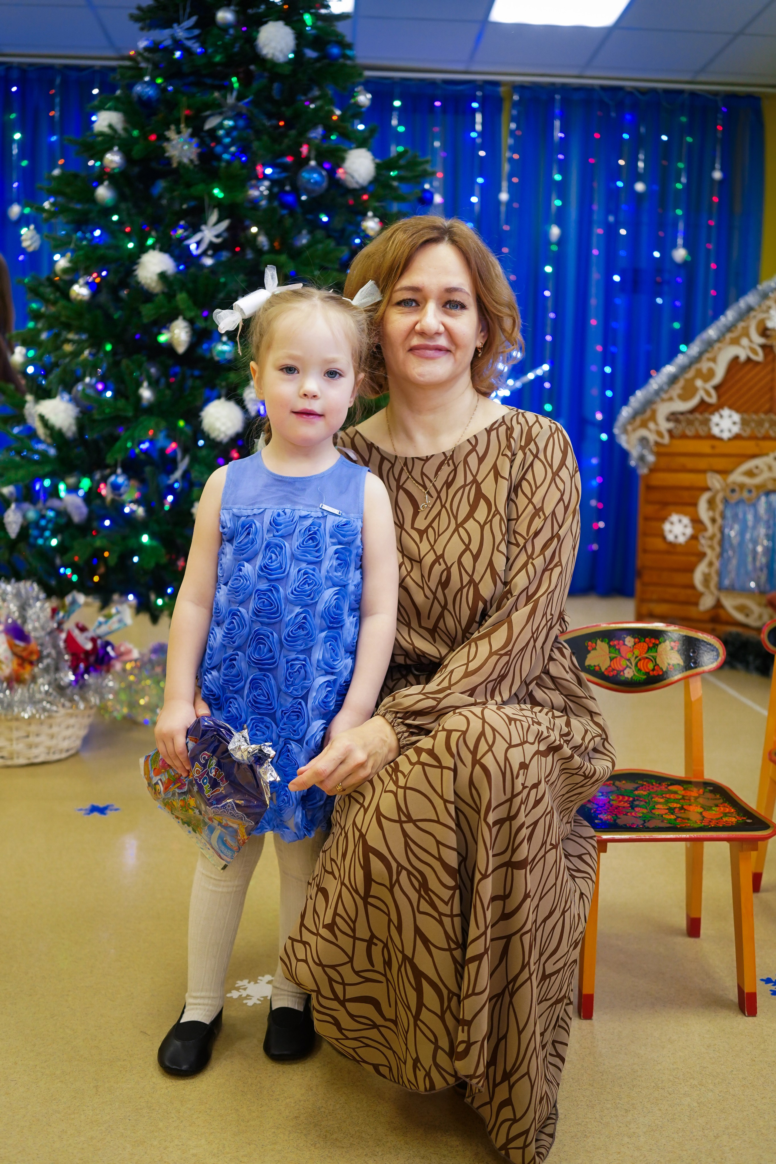 Новогодний утренник в садике. Семейный и портретный фотограф в Екатеринбурге Анна Лобанова