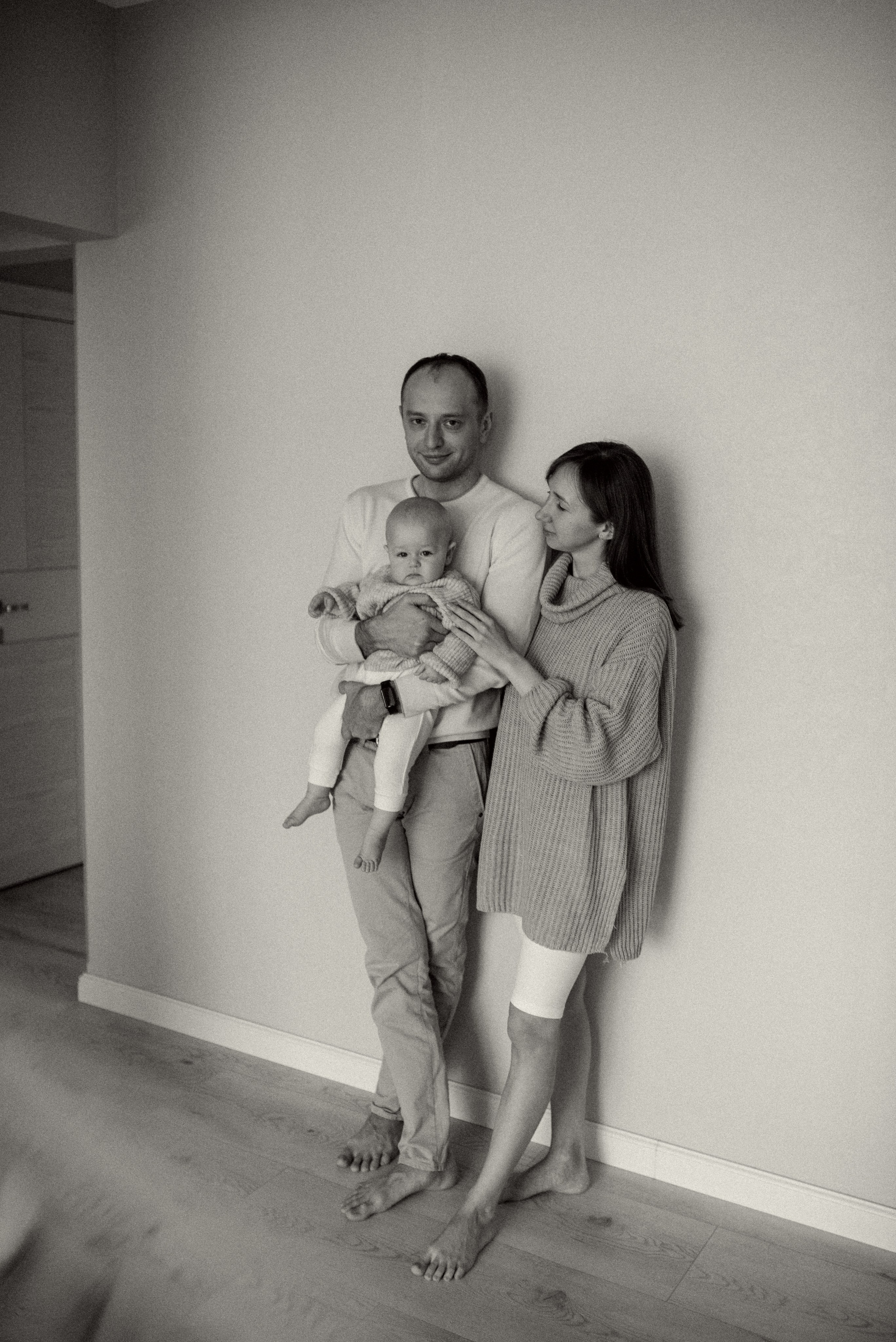 Домашняя семейная история: Василисе 10 месяцев. Семейная фотосессия Бутово Москва фотограф Алина Морщагина