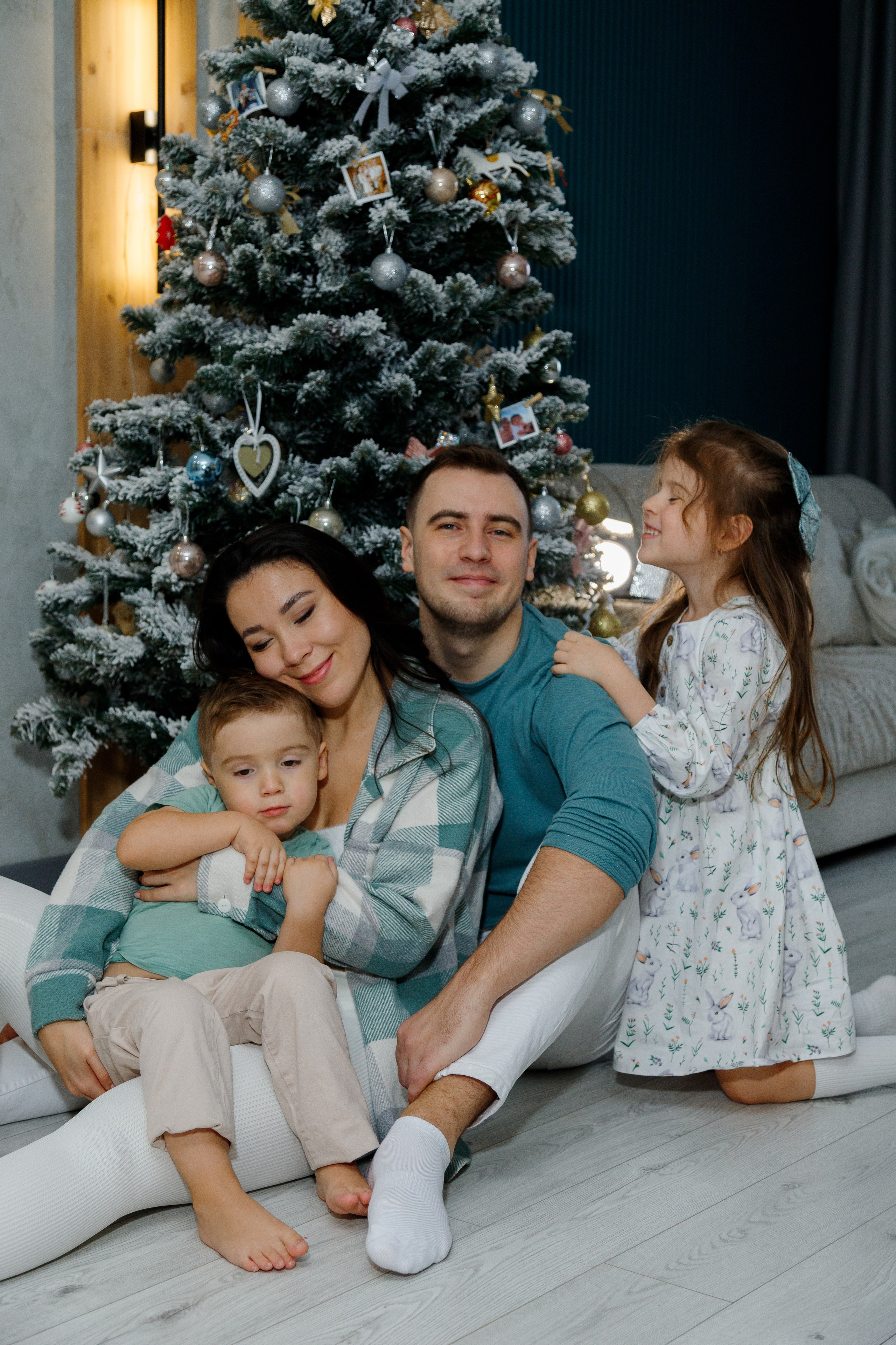 Предновогодняя домашняя фотосессия. Фотограф Александра Сыщенко