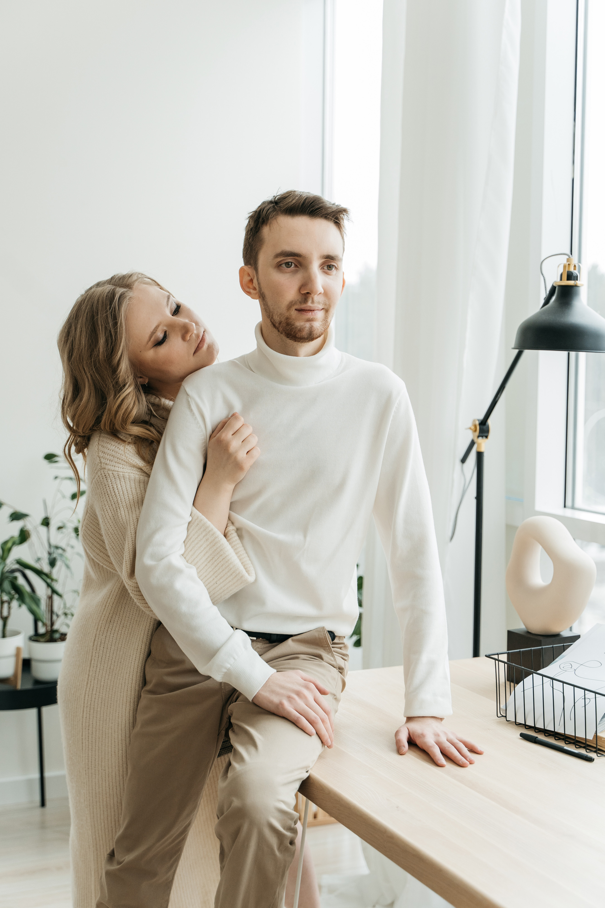 Оля и Женя, предсвадебная фотосессия love-story. Студия Когда вместе. Фотограф Татьяна Мамонтова