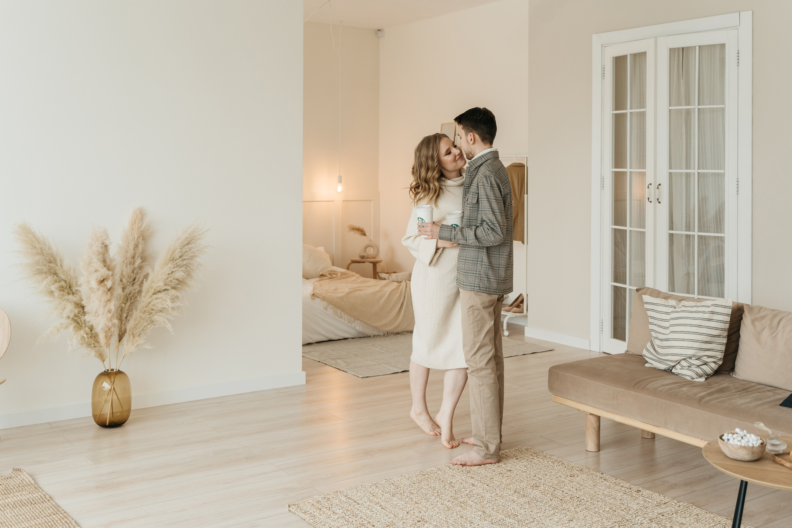 Оля и Женя, предсвадебная фотосессия love-story. Студия Когда вместе. Фотограф Татьяна Мамонтова