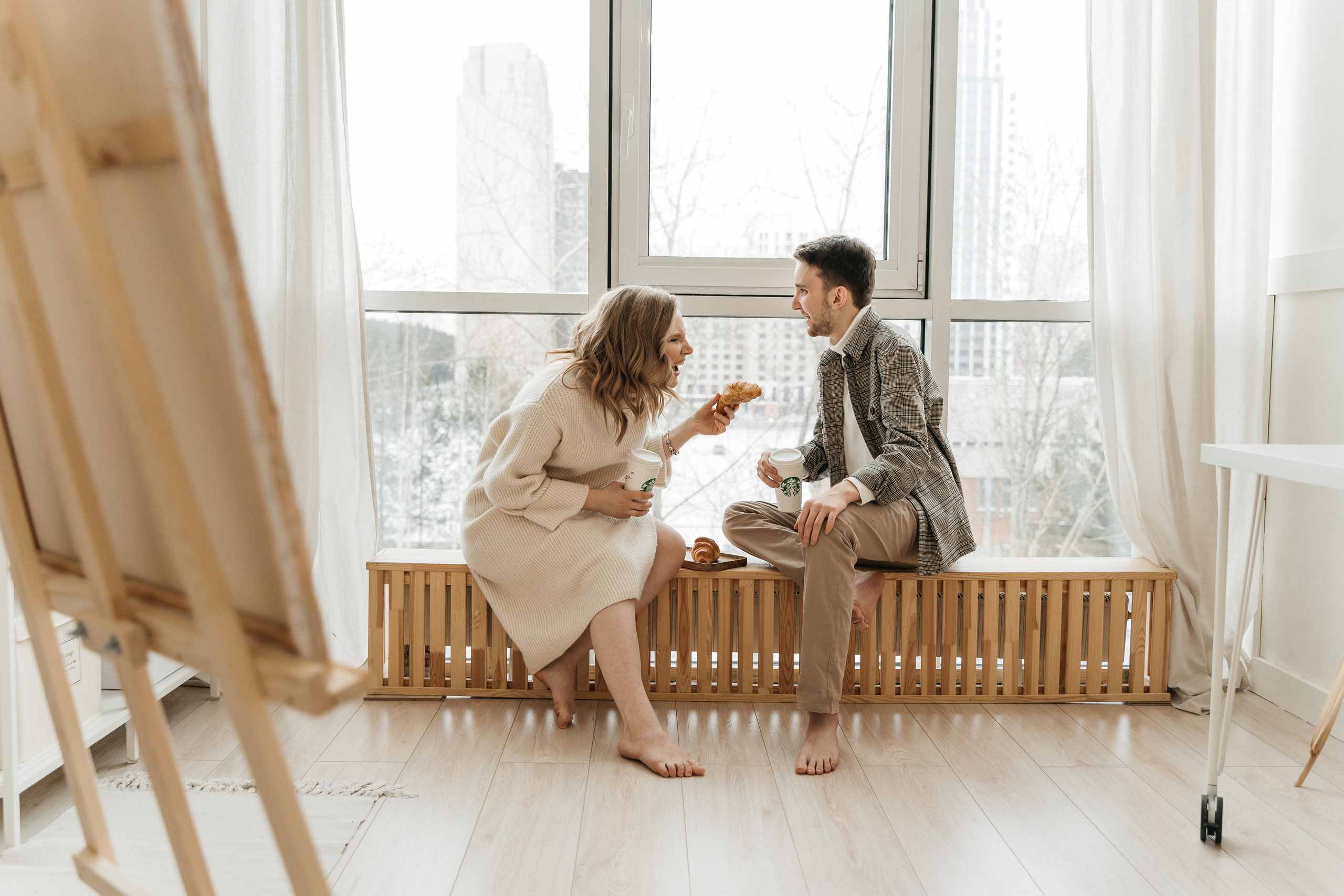 Оля и Женя, предсвадебная фотосессия love-story. Студия Когда вместе. Фотограф Татьяна Мамонтова