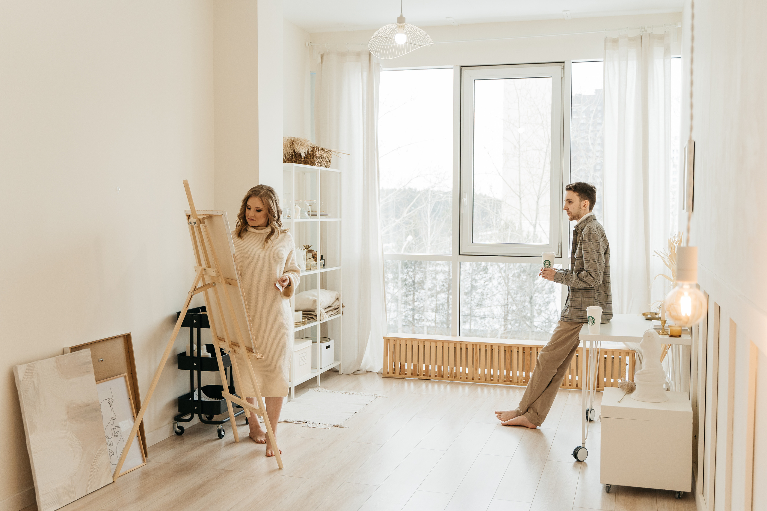 Оля и Женя, предсвадебная фотосессия love-story. Студия Когда вместе. Фотограф Татьяна Мамонтова