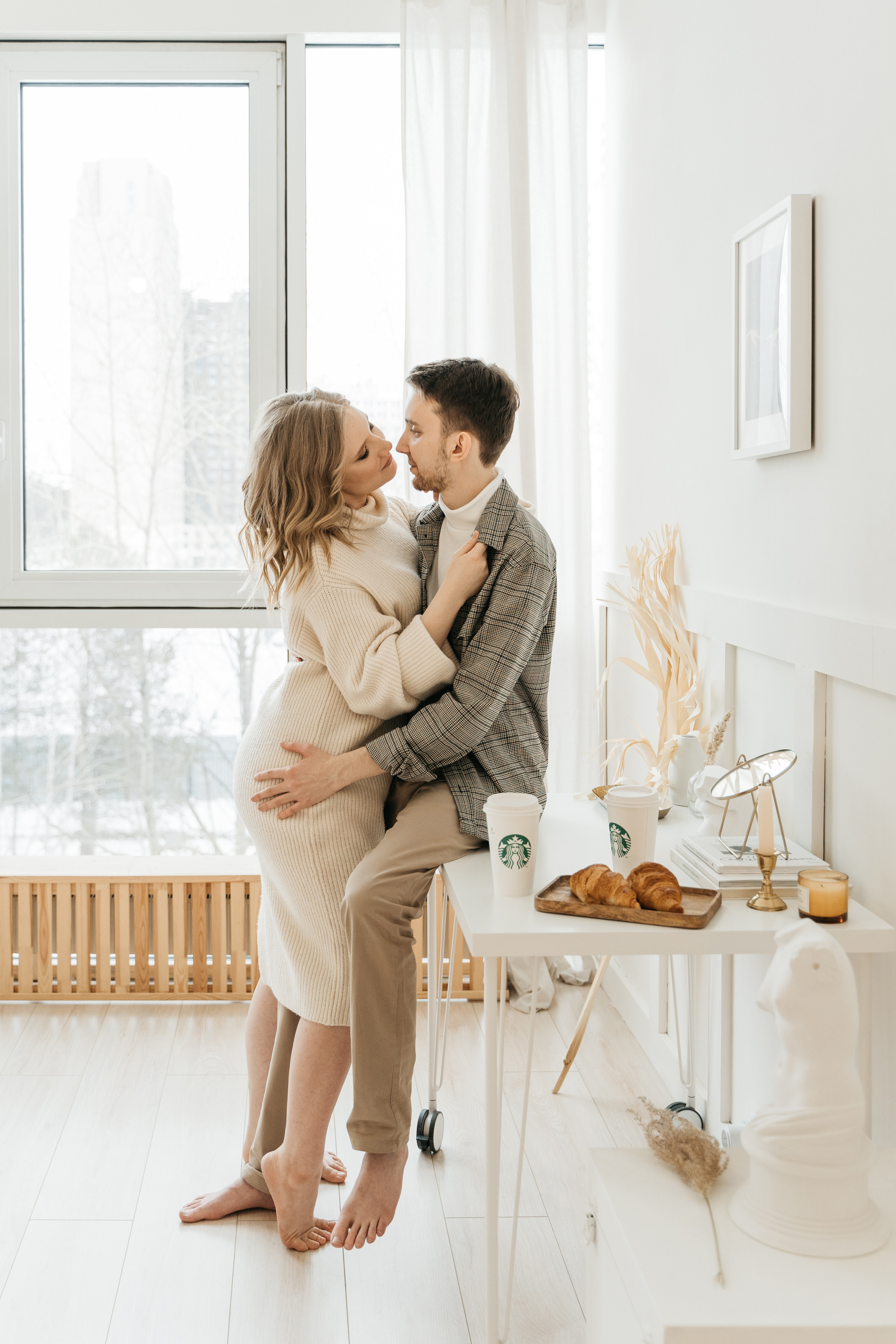 Оля и Женя, предсвадебная фотосессия love-story. Студия Когда вместе. Фотограф Татьяна Мамонтова