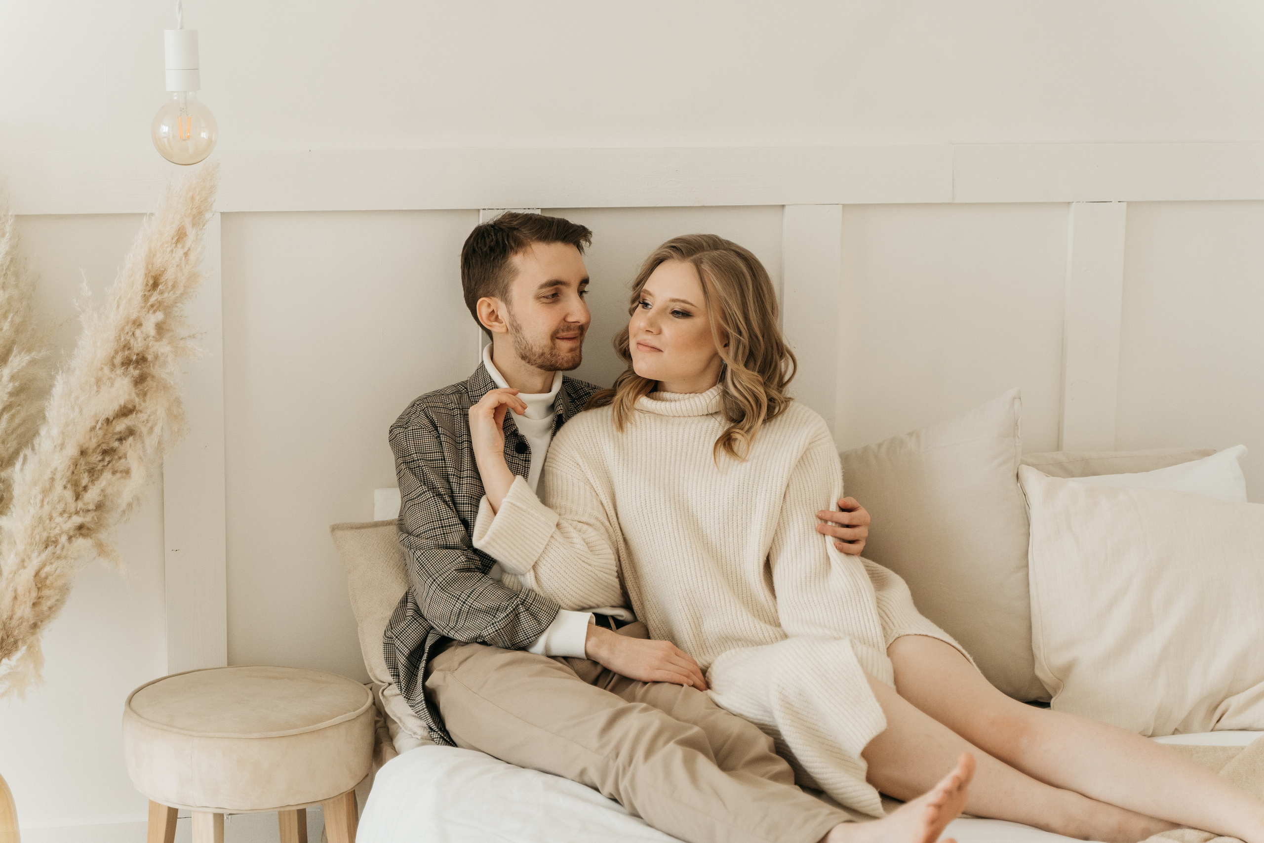 Оля и Женя, предсвадебная фотосессия love-story. Студия Когда вместе. Фотограф Татьяна Мамонтова