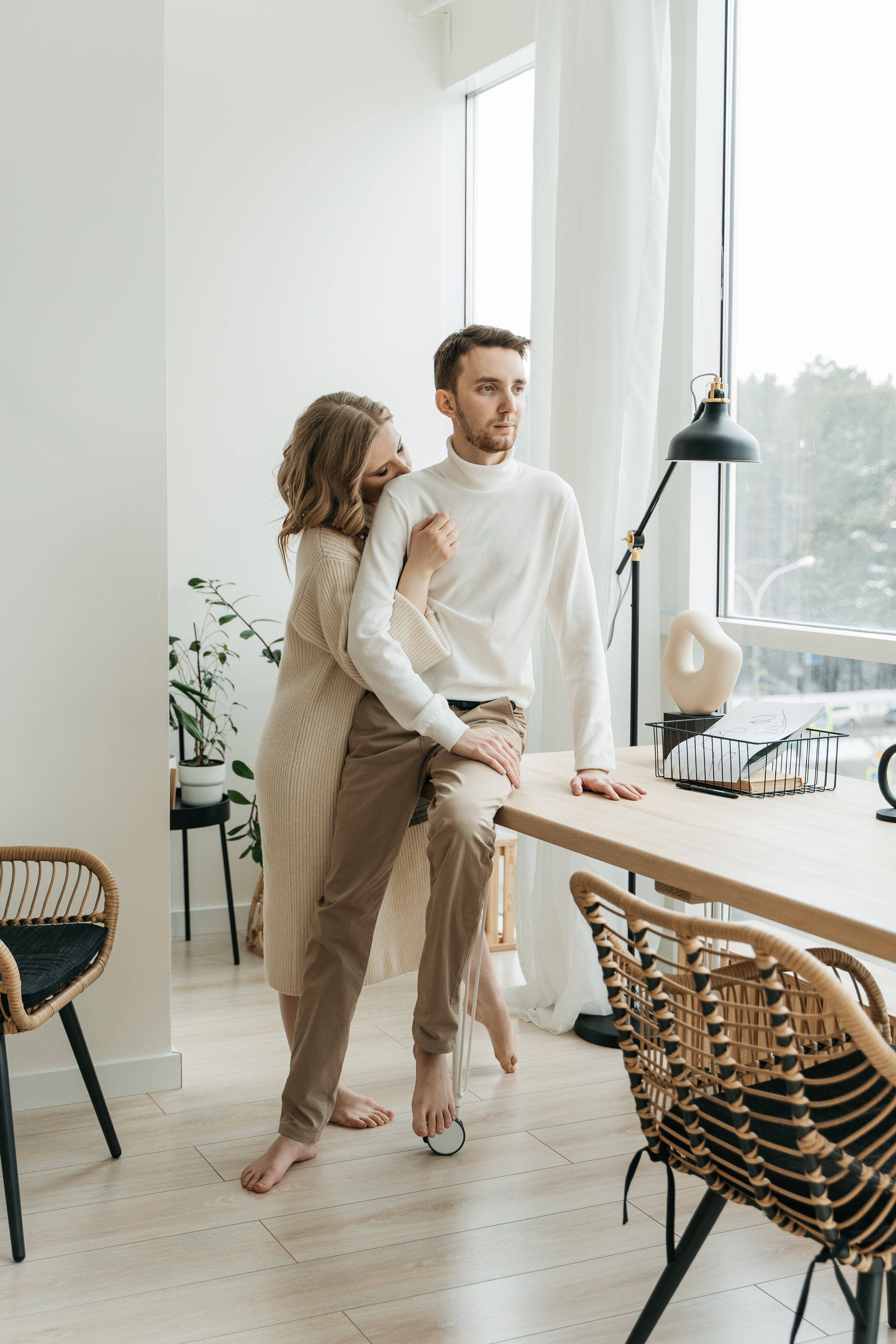 Оля и Женя, предсвадебная фотосессия love-story. Студия Когда вместе. Фотограф Татьяна Мамонтова