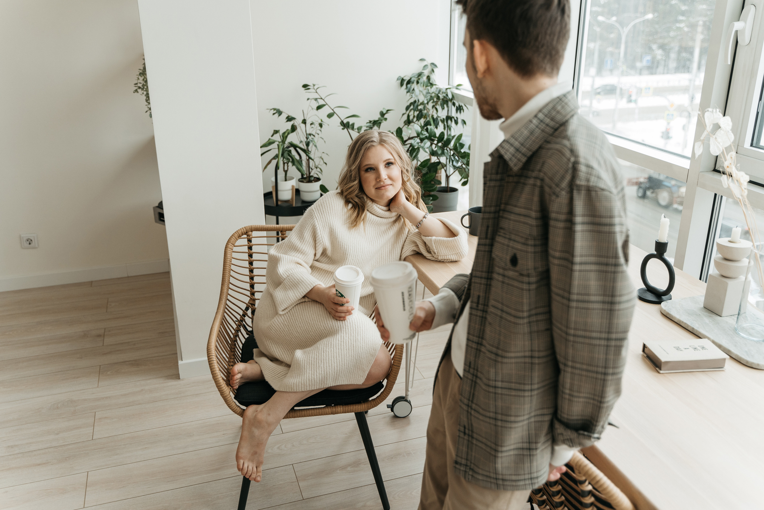 Оля и Женя, предсвадебная фотосессия love-story. Студия Когда вместе. Фотограф Татьяна Мамонтова