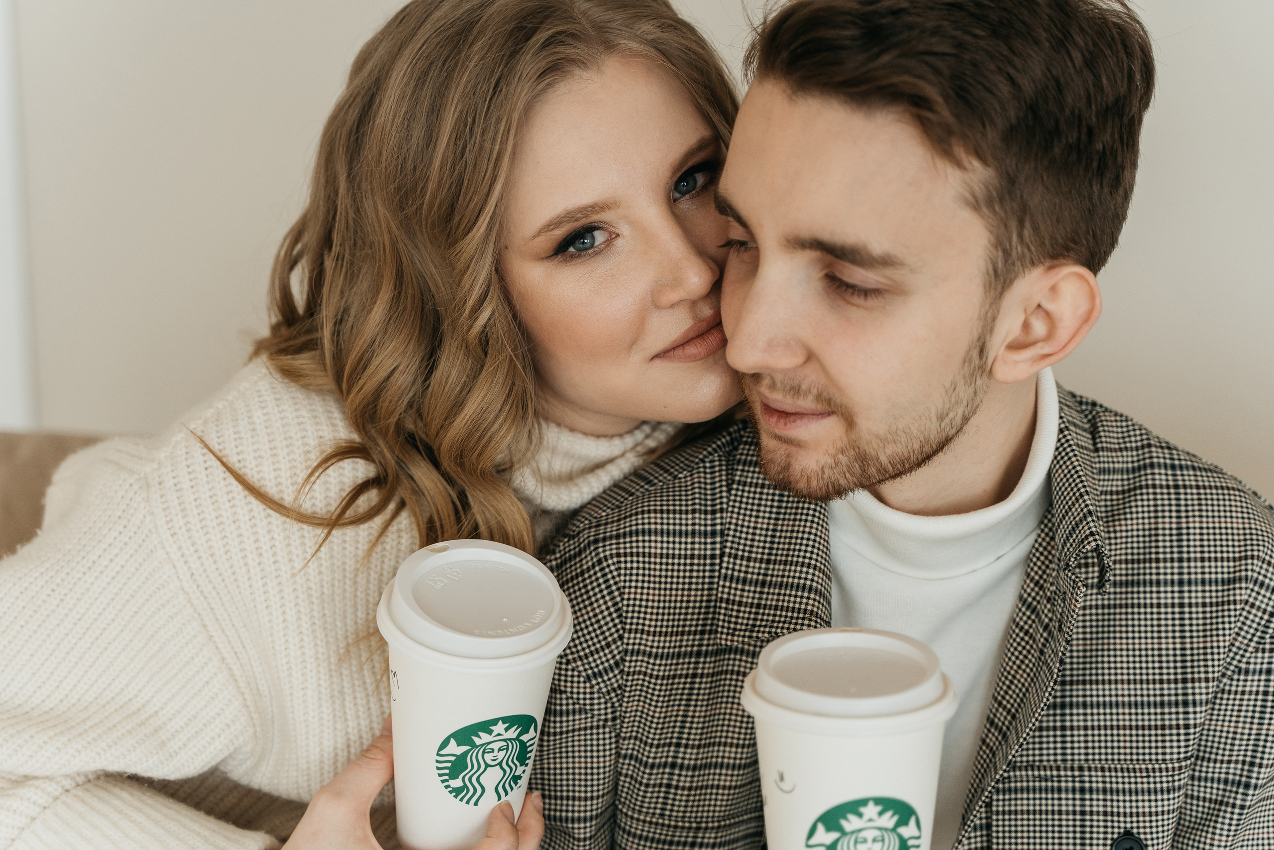 Оля и Женя, предсвадебная фотосессия love-story. Студия Когда вместе. Фотограф Татьяна Мамонтова