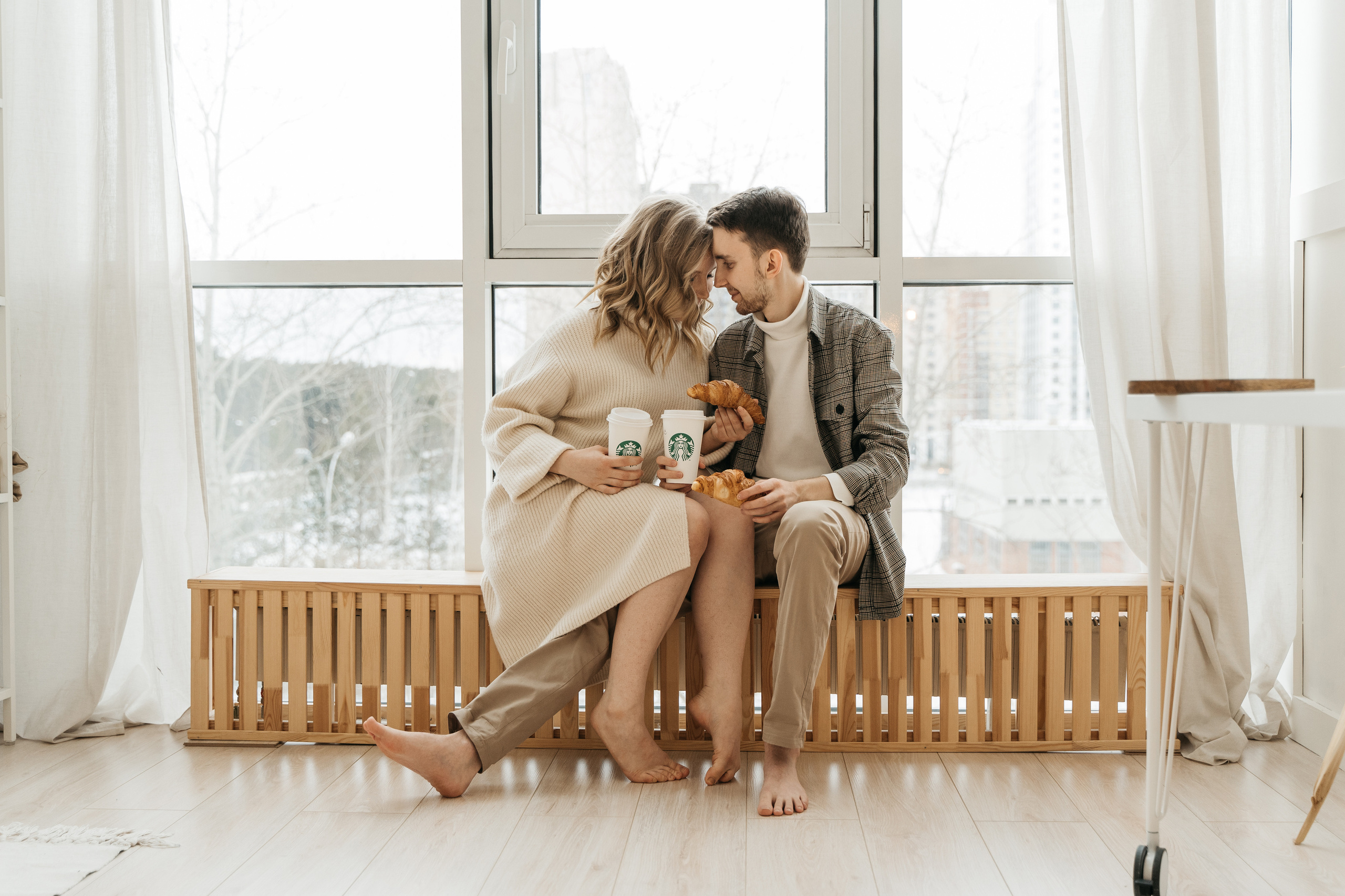 Оля и Женя, предсвадебная фотосессия love-story. Студия Когда вместе. Фотограф Татьяна Мамонтова