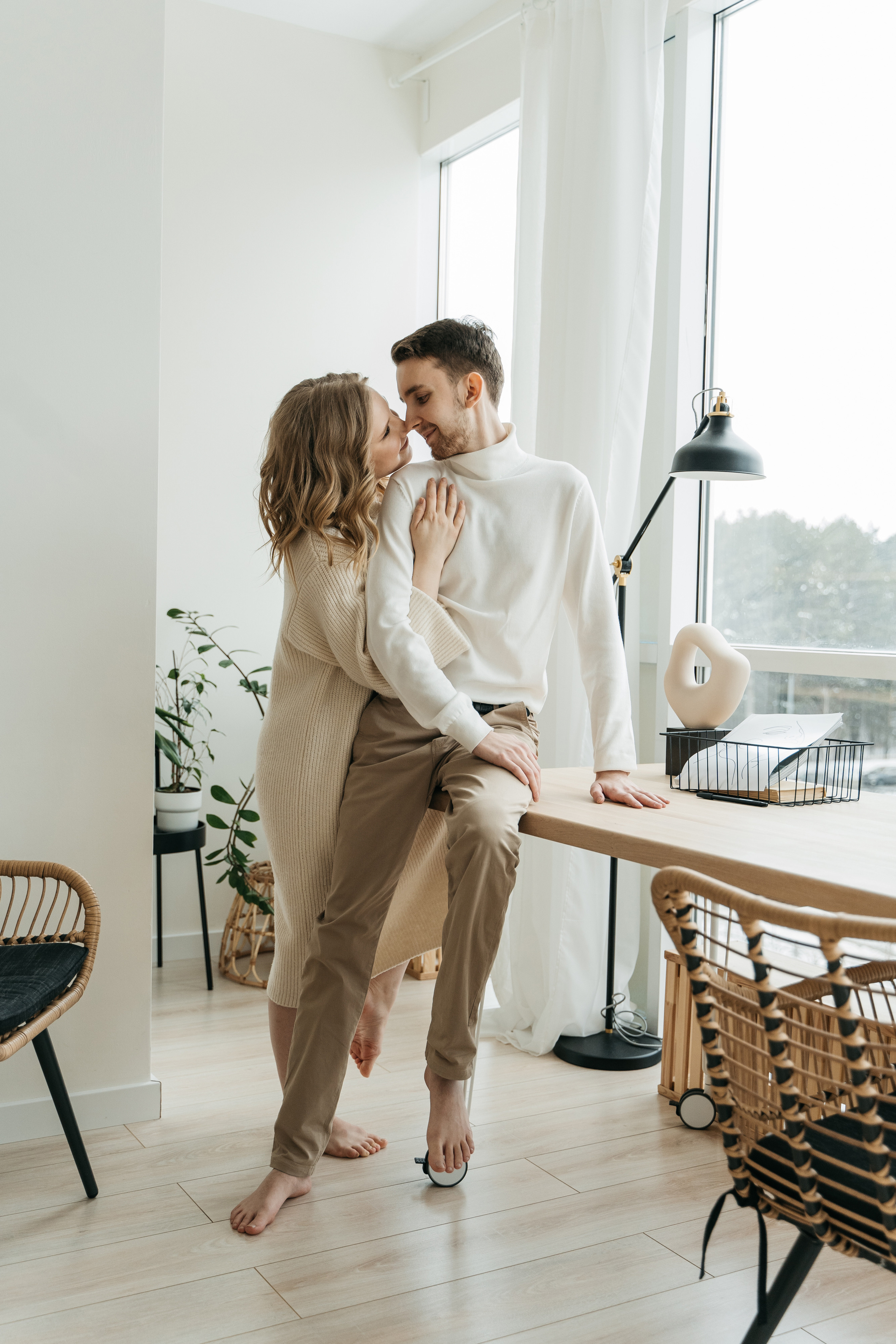 Оля и Женя, предсвадебная фотосессия love-story. Студия Когда вместе. Фотограф Татьяна Мамонтова