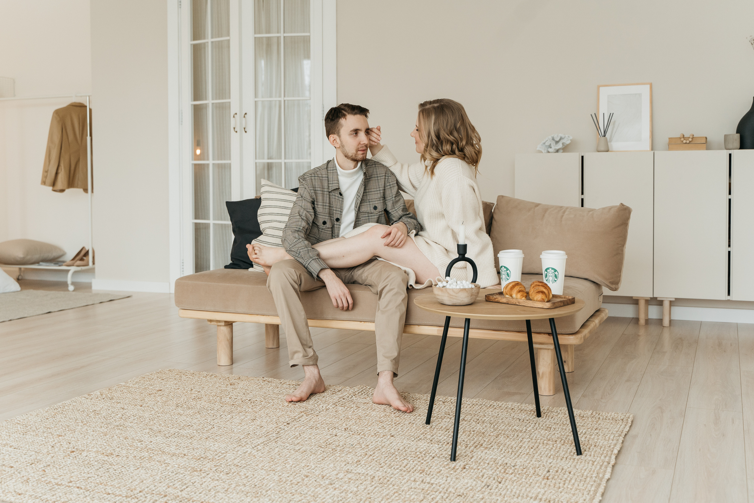 Оля и Женя, предсвадебная фотосессия love-story. Студия Когда вместе. Фотограф Татьяна Мамонтова