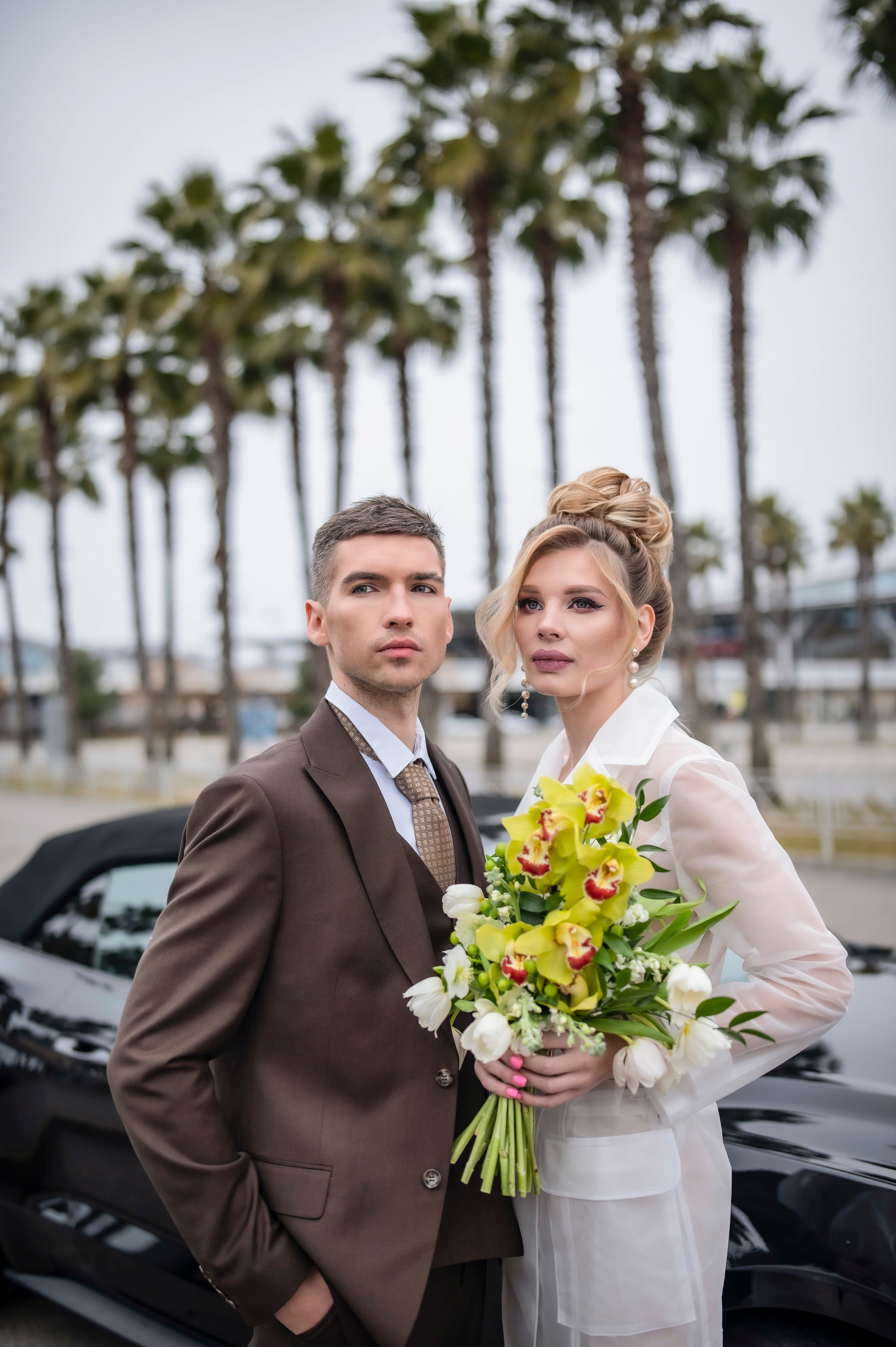 Свадьба в аллее пальм. Наталья Слесаренко фотограф в Сочи