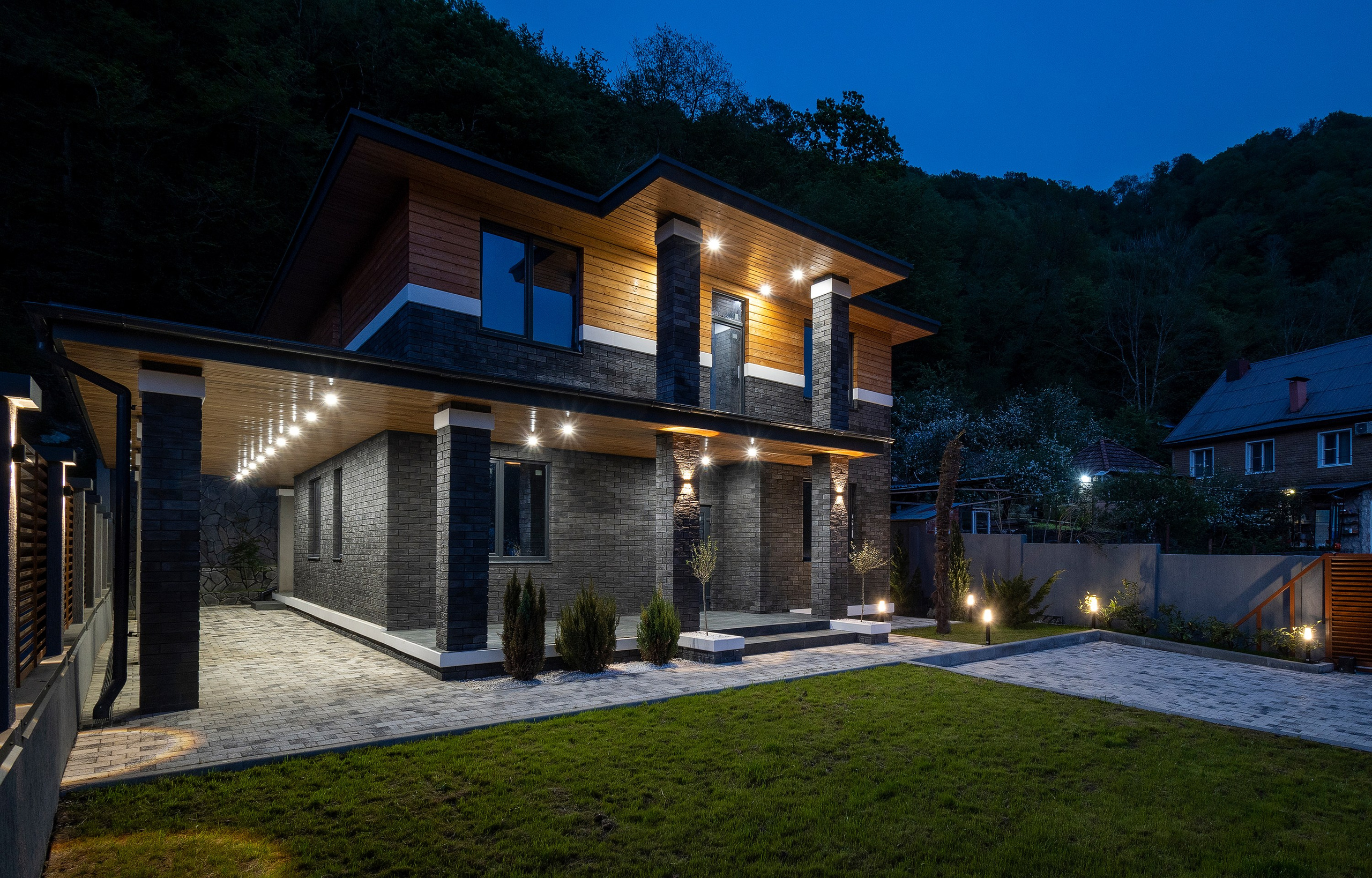 ночная фотосъемка коммерческой недвижимости в сочи