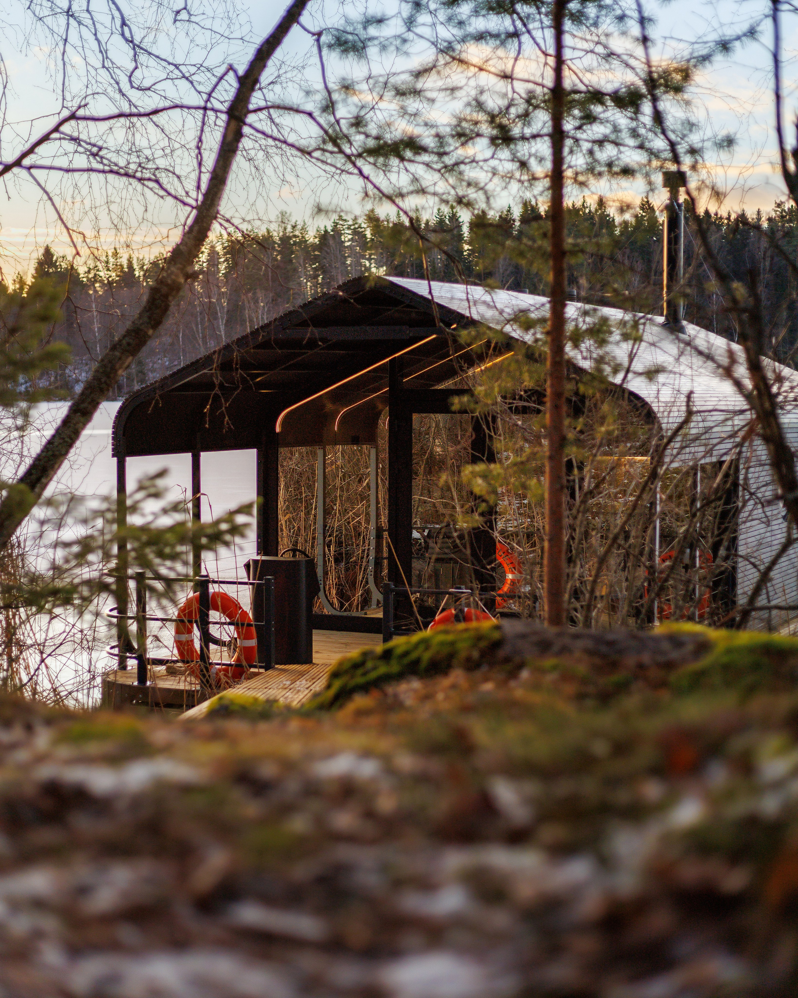 Баня на воде, Карелия