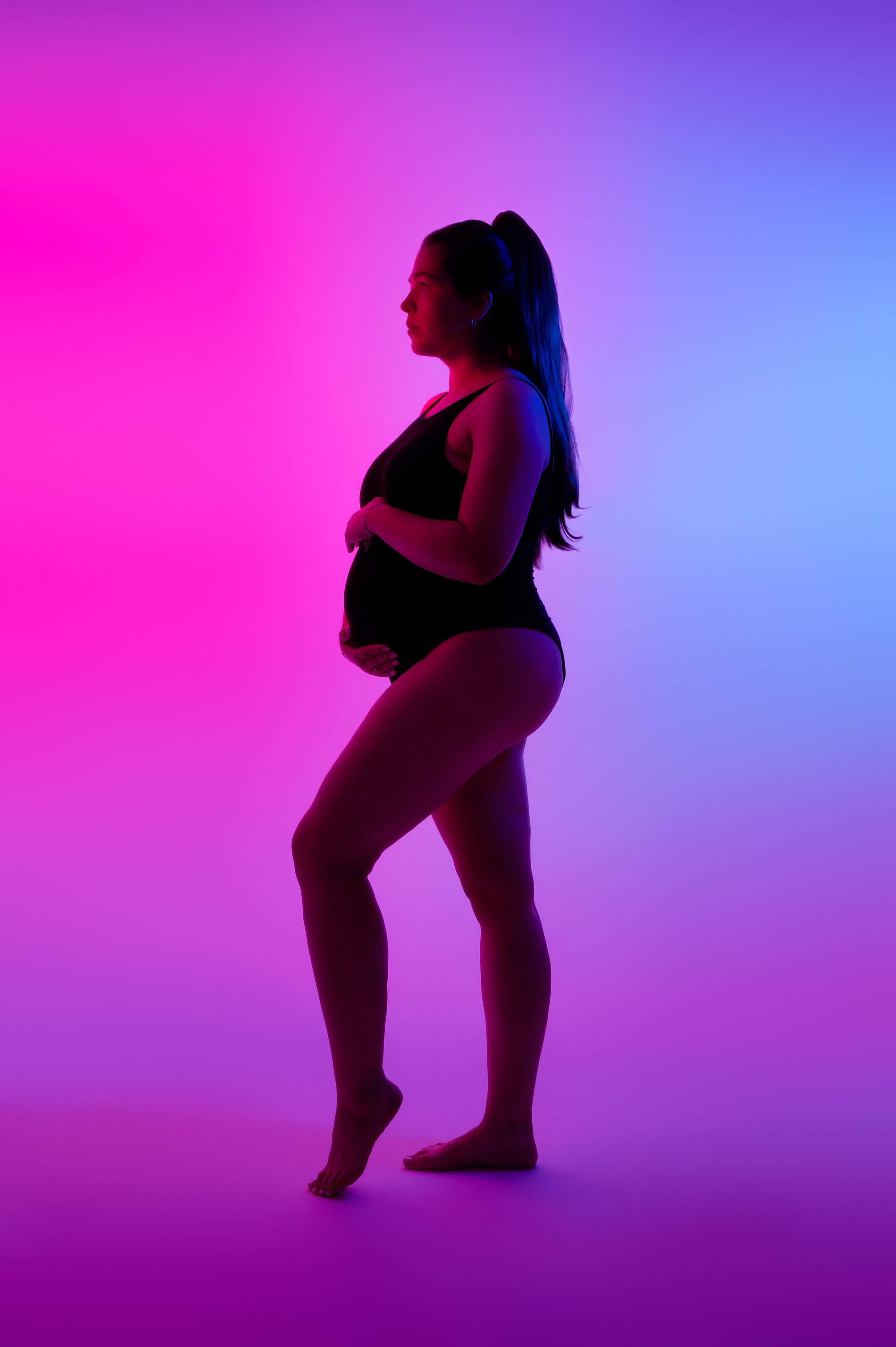 Съёмка беременности в моей фотостудии «НЕБО». Женский фотограф в Химках Алёна Ленёва