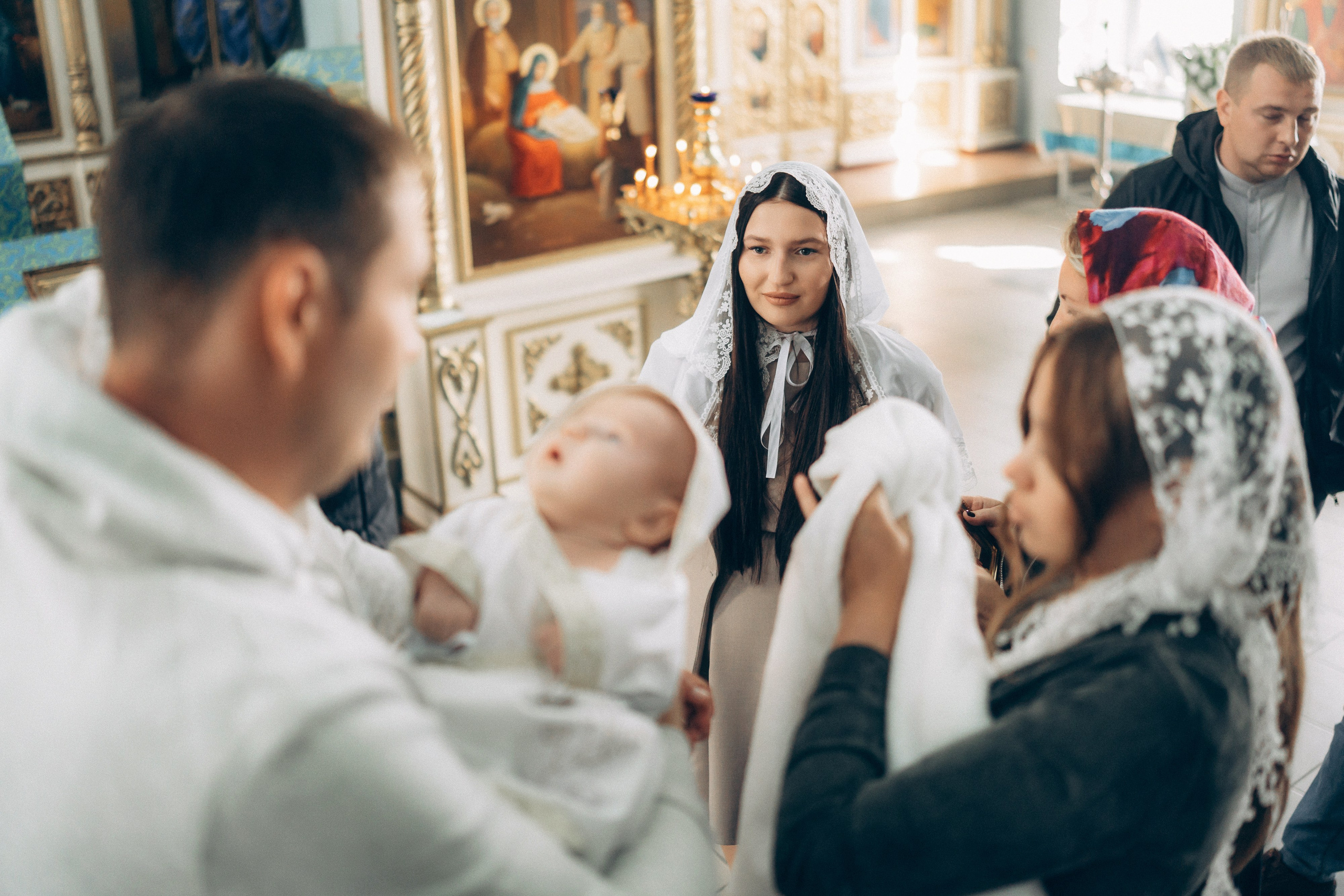 Крещения в Храме Рождества Христова. Свадебный и репортажный фотограф в Воронеже Роман Янко