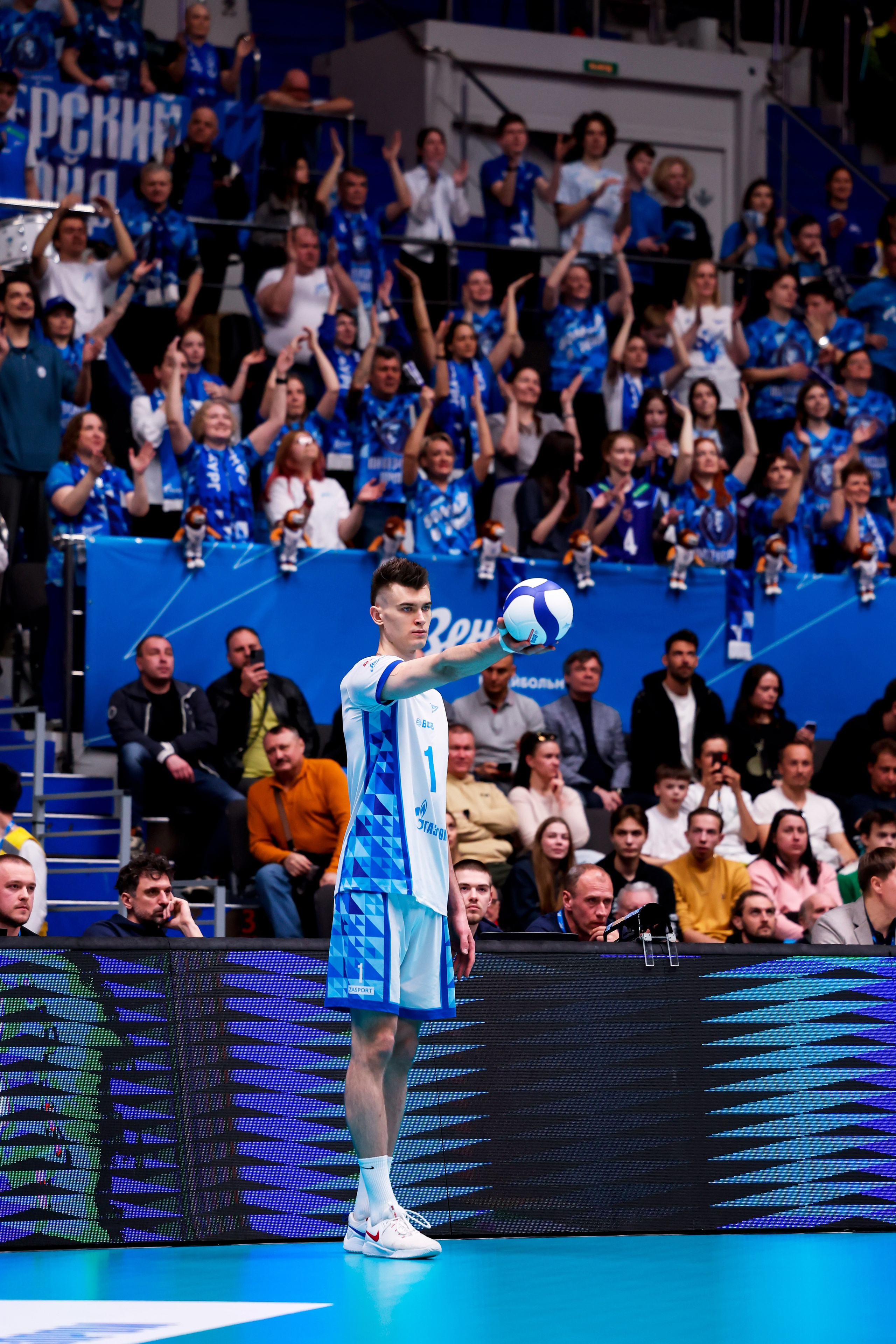 ВК Зенит — ВК Белогорье 08.04.2025. Спортивный и репортажный фотограф Антон Тереханов