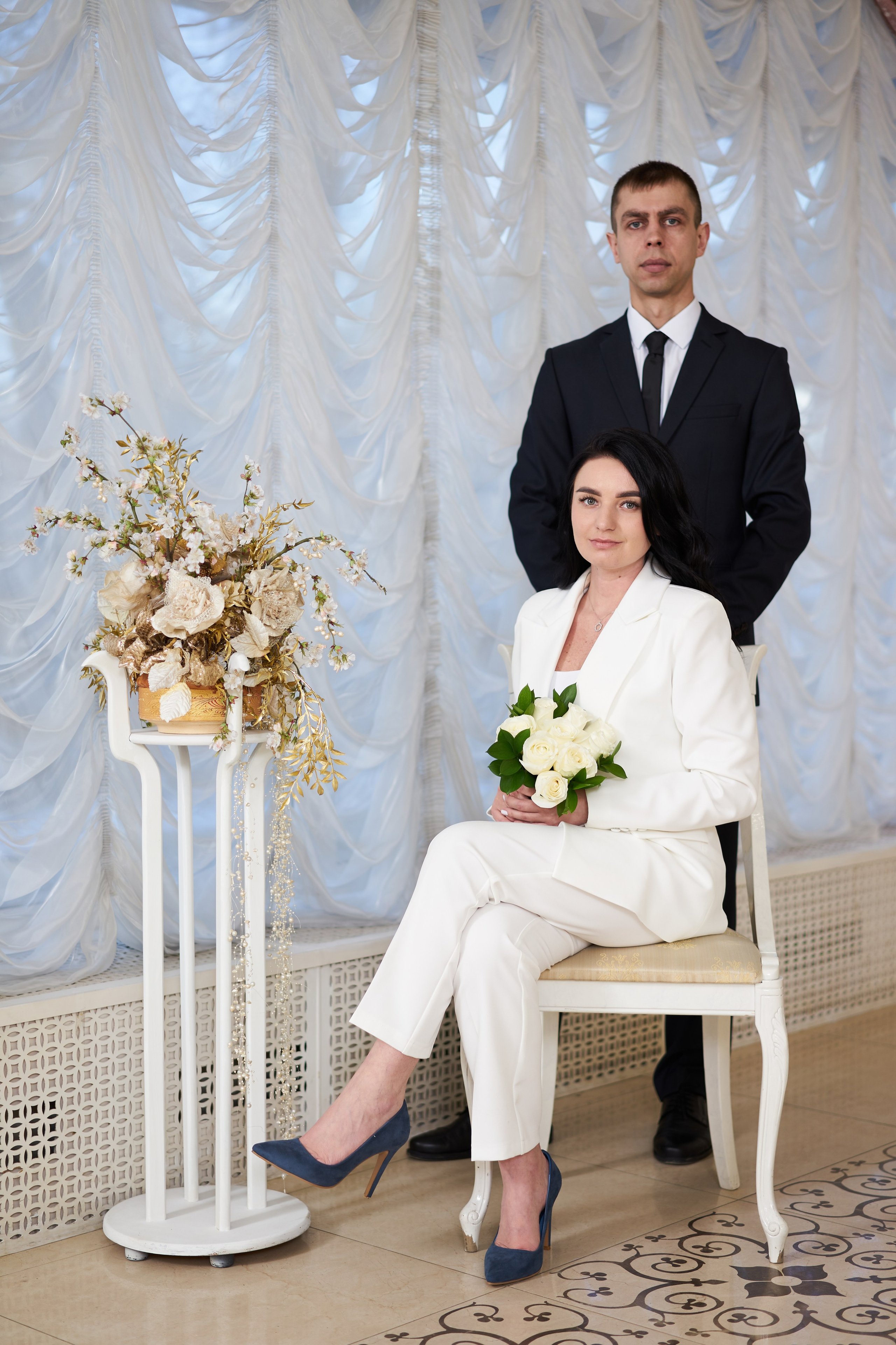 Свадебная фотосессия в студии. Фотограф Екатеринбург Кокшарова Александра