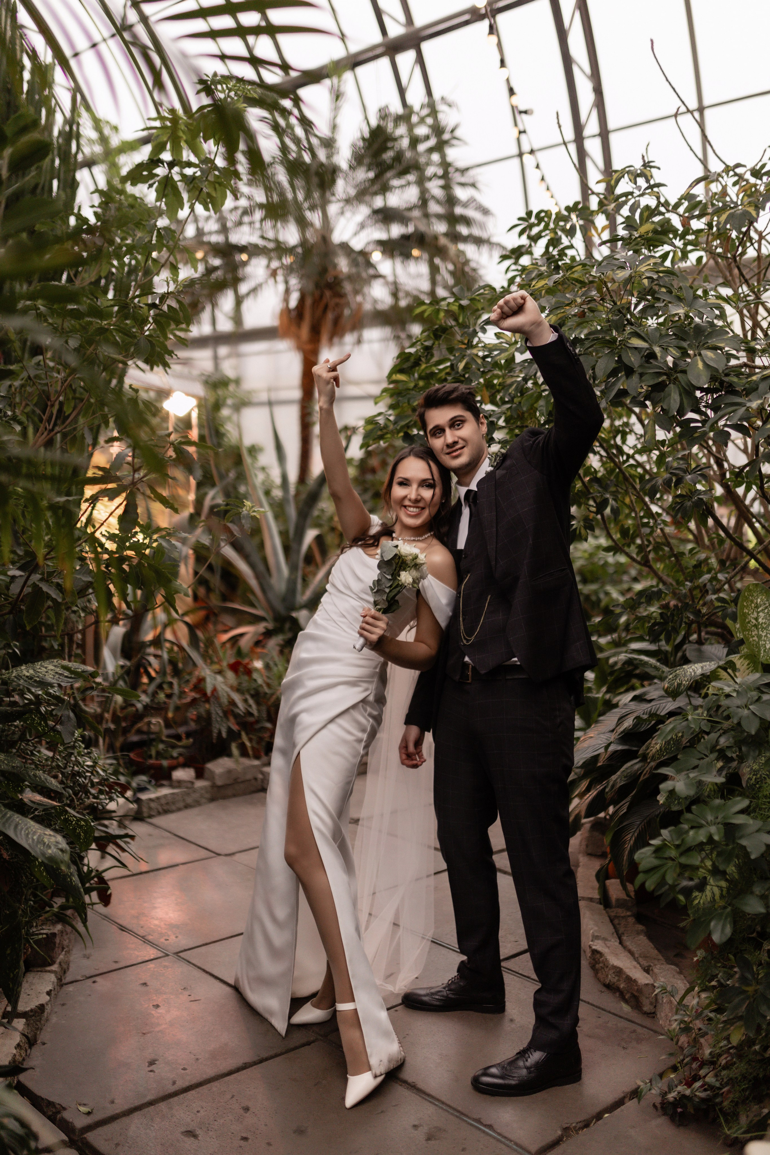 Бажена+Дмитрий Оранжерея. Фотограф в Санкт-Петербурге