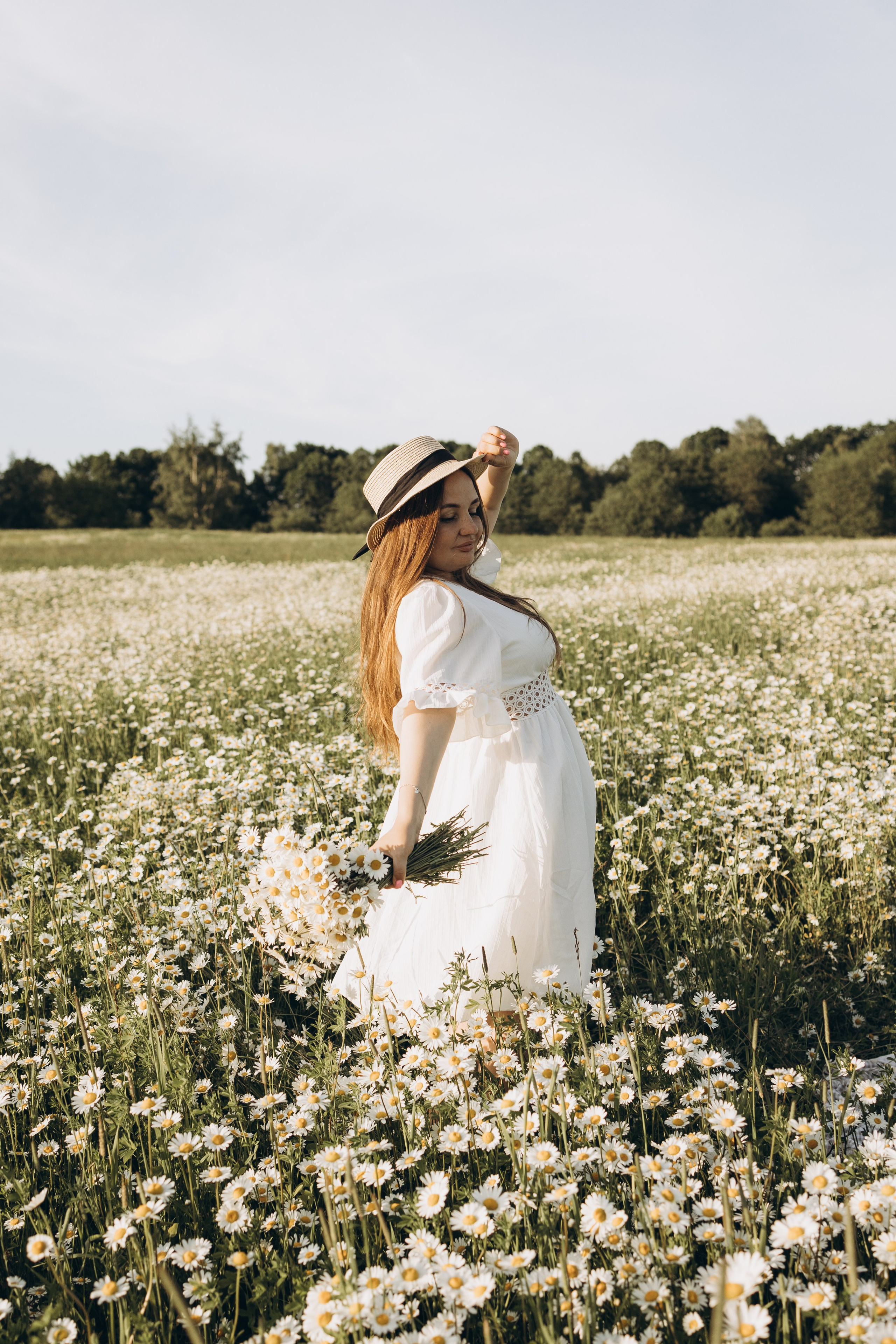 Маша и ромашки. Семейный фотограф в Москве Виктория Ястребинская
