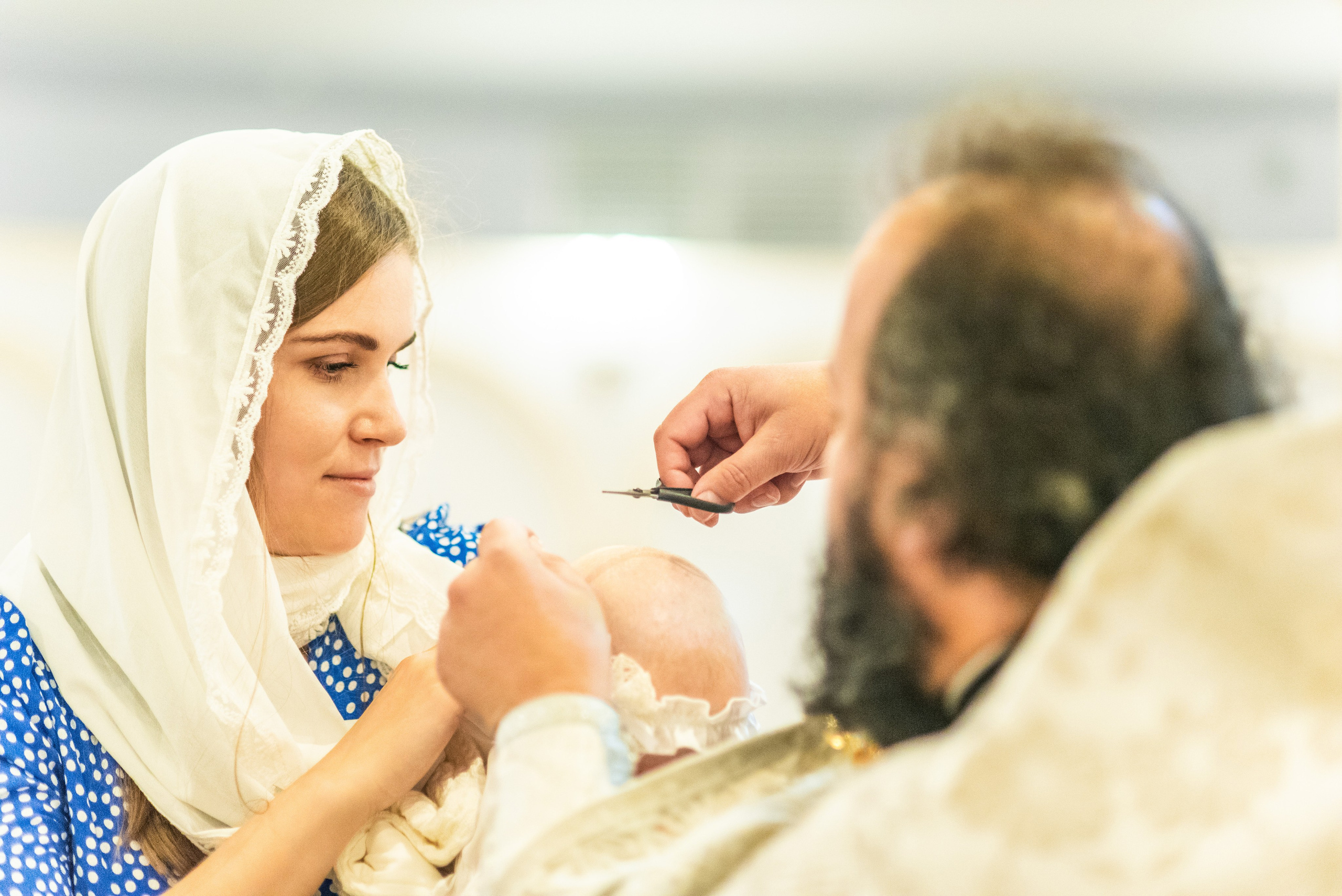 Крещении Ксении. Фотограф Юлия Попова