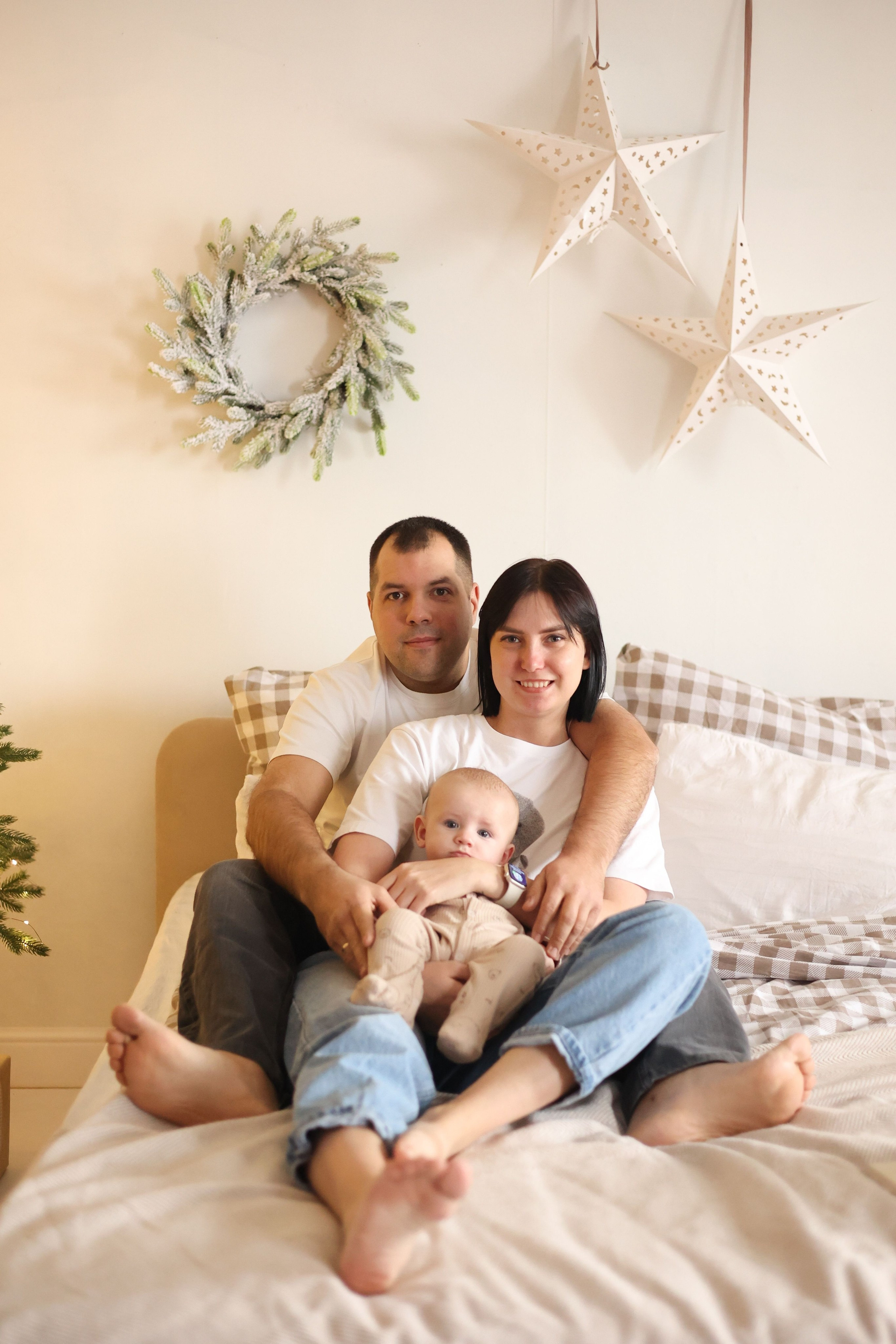 Новогодняя фотосессия. Надя, Денис и Макс. Фотограф ANNA GEREIHAN