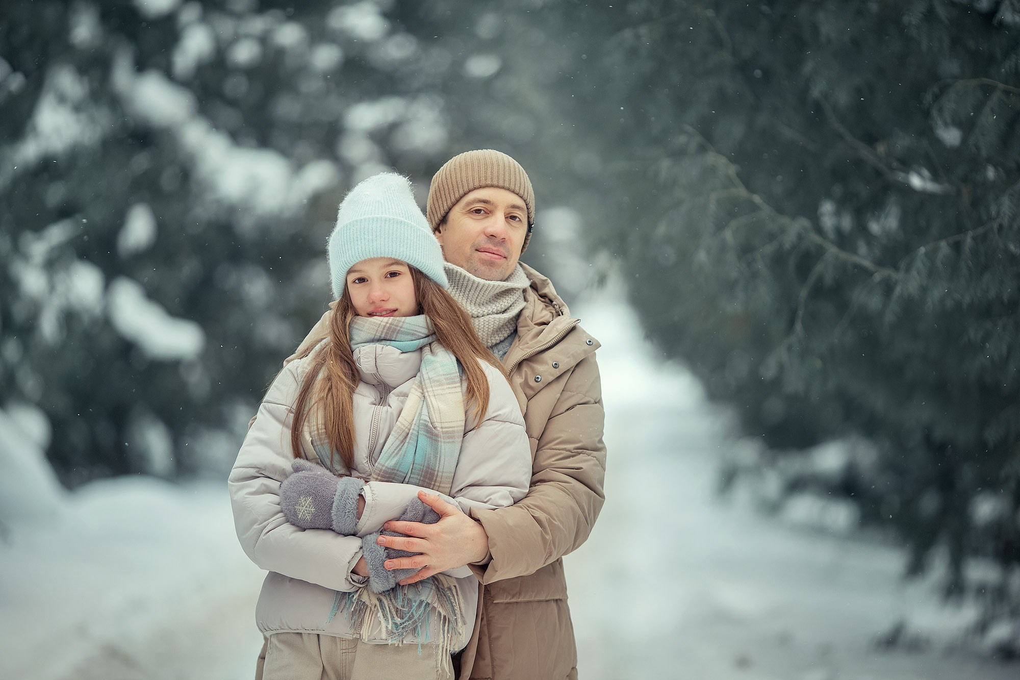 Зимние забавы на семейной фотосессии. Tatyana Nadezhdina Family photographer