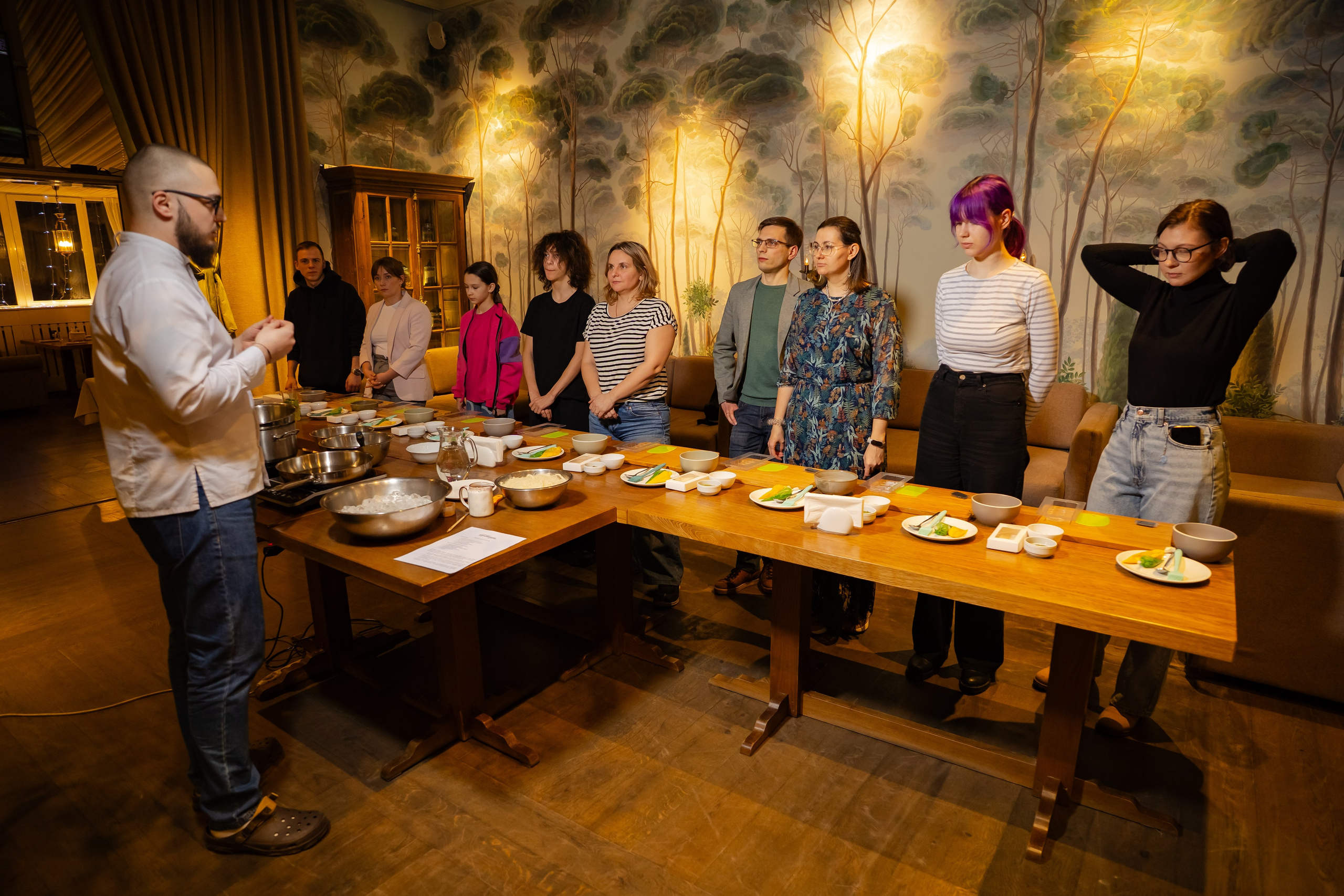 Мастер класс в ресторане «Плюшкин». Фотограф Александр Вишняков