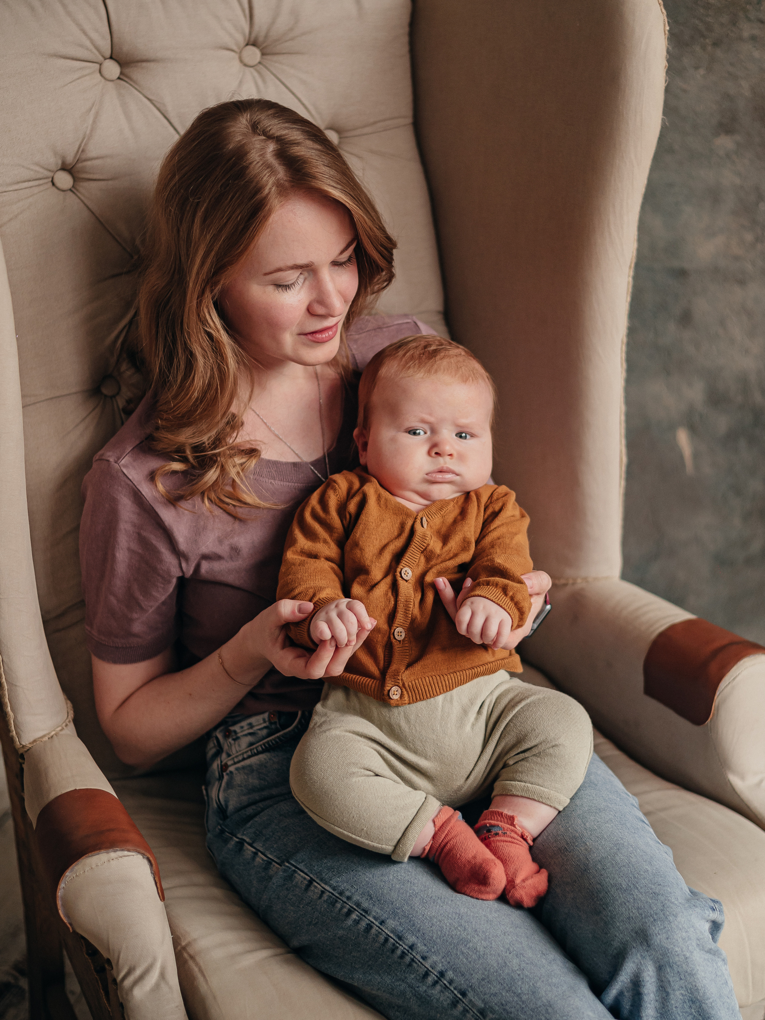 Семейная фотосессия в студии. Фотограф Москва