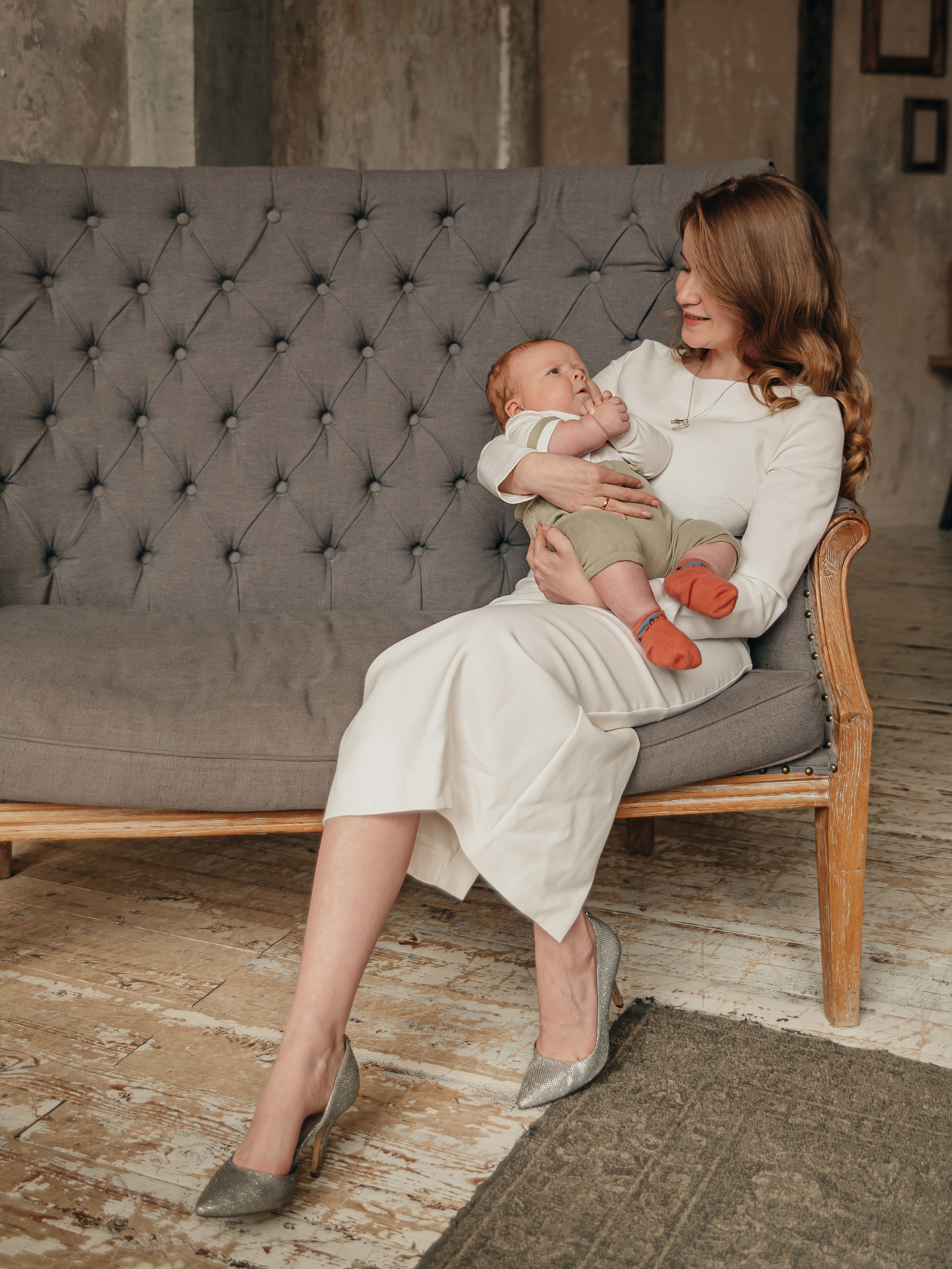 Семейная фотосессия в студии. Фотограф Москва