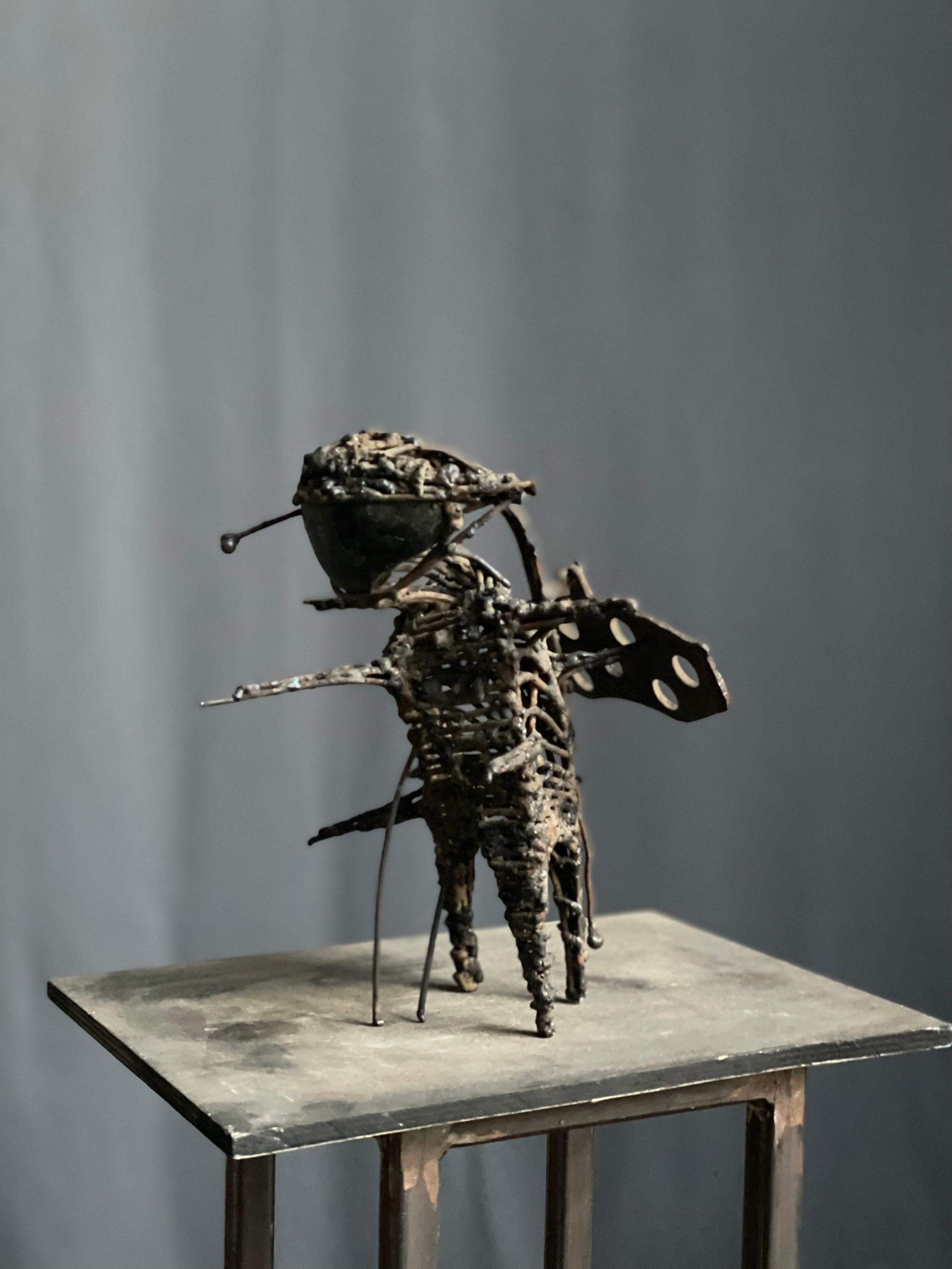 Ископаемый летун_Fossil flyer_2020. Художник — скульптор Антонина Фатхуллина