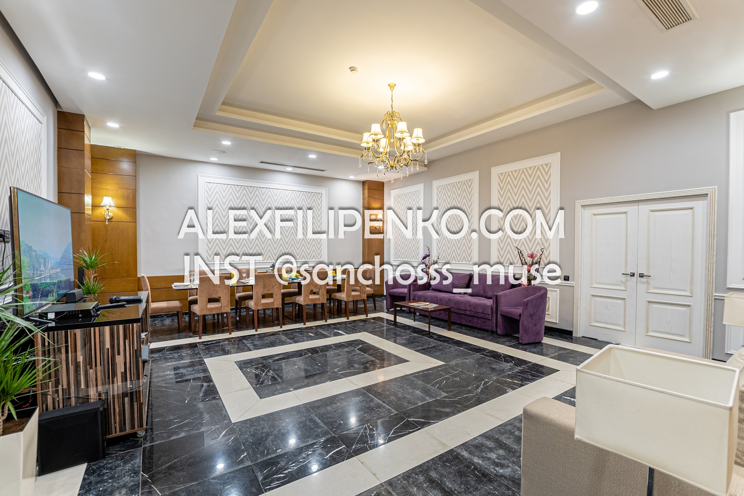 VIP зал Comfort Hotel Astana. Фотограф интерьера недвижимости и архитектуры в Астане