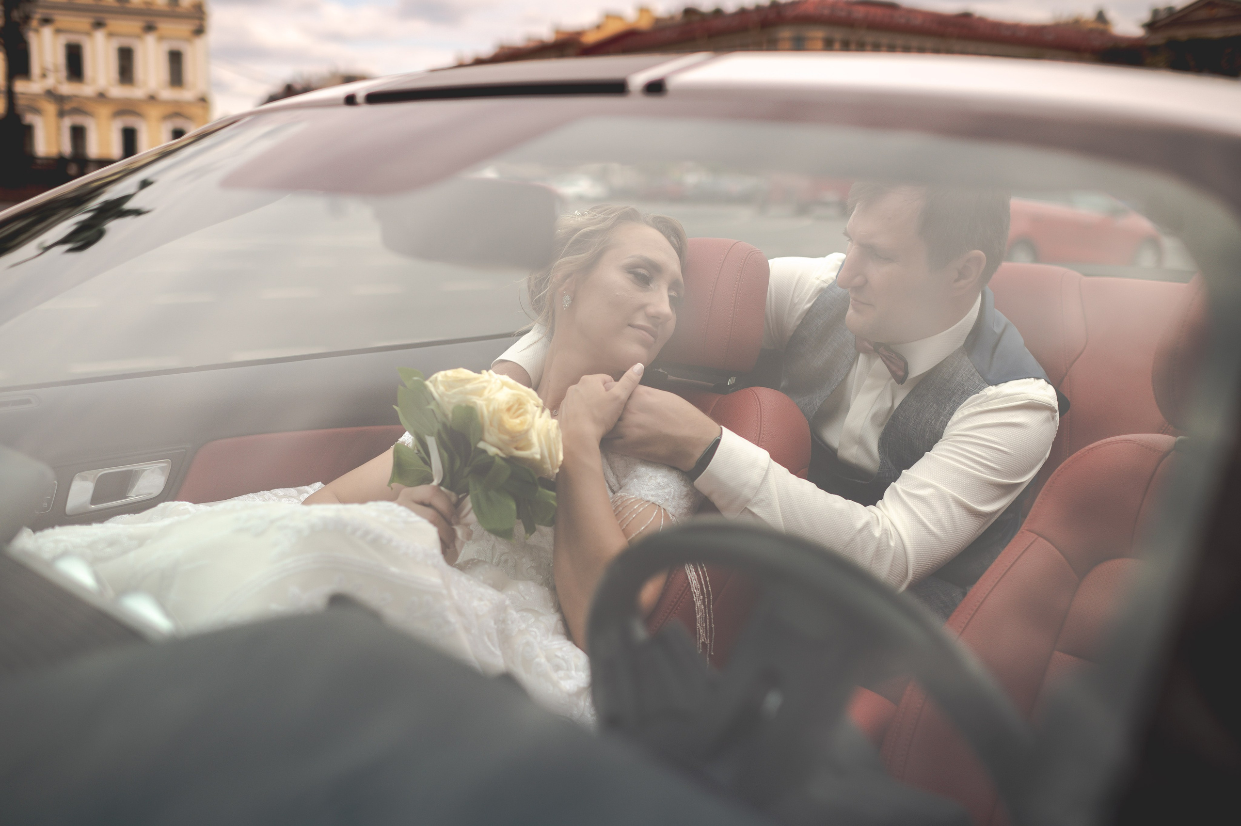 Анастасия и Игорь (фотосессия во Втором Дворце Бракосочетания, Польский сад, здание городской Ратуши). Портретный, семейный и свадебный фотограф в Санкт-Петербурге и в Пушкине Ширяев Денис