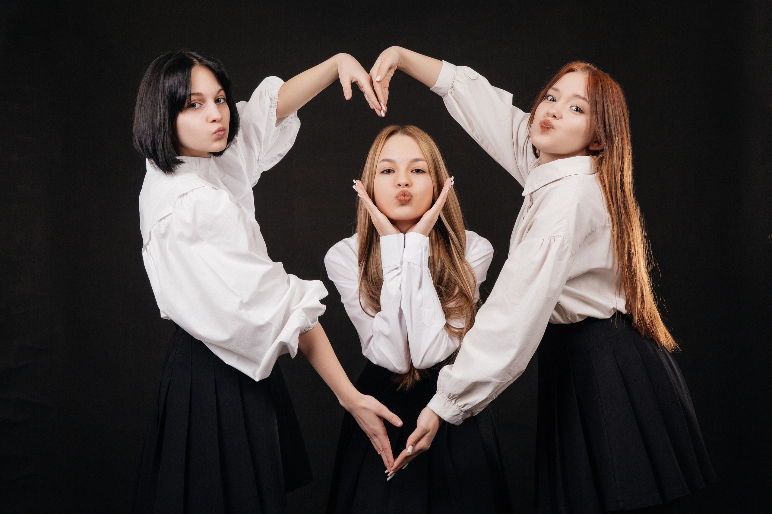 Портреты в студии (черный фон). Диля Гареева фотограф — Бугульма, Казань, Альметьевск, Заинск