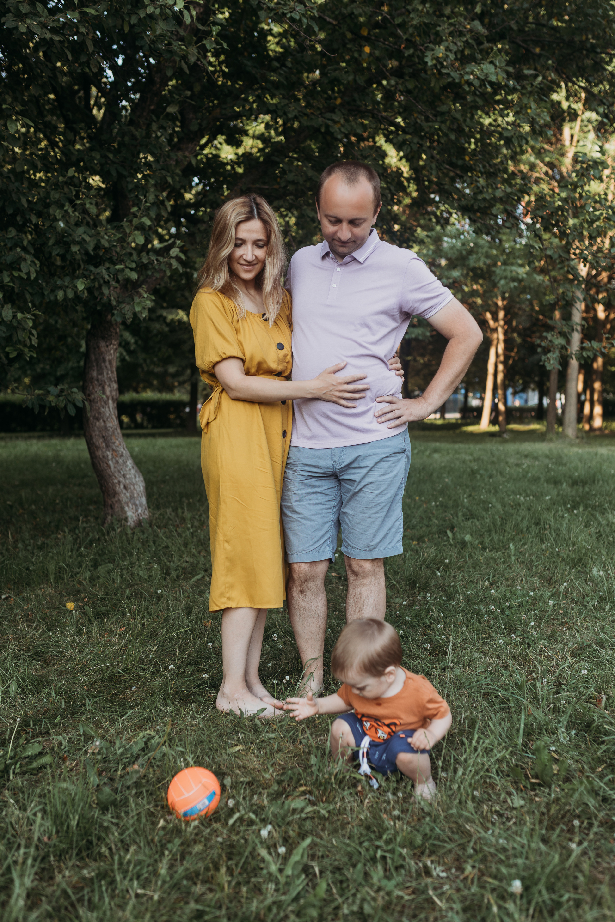 Семейная съемка на закате. Семейный и детский фотограф в Санкт-Петербурге
