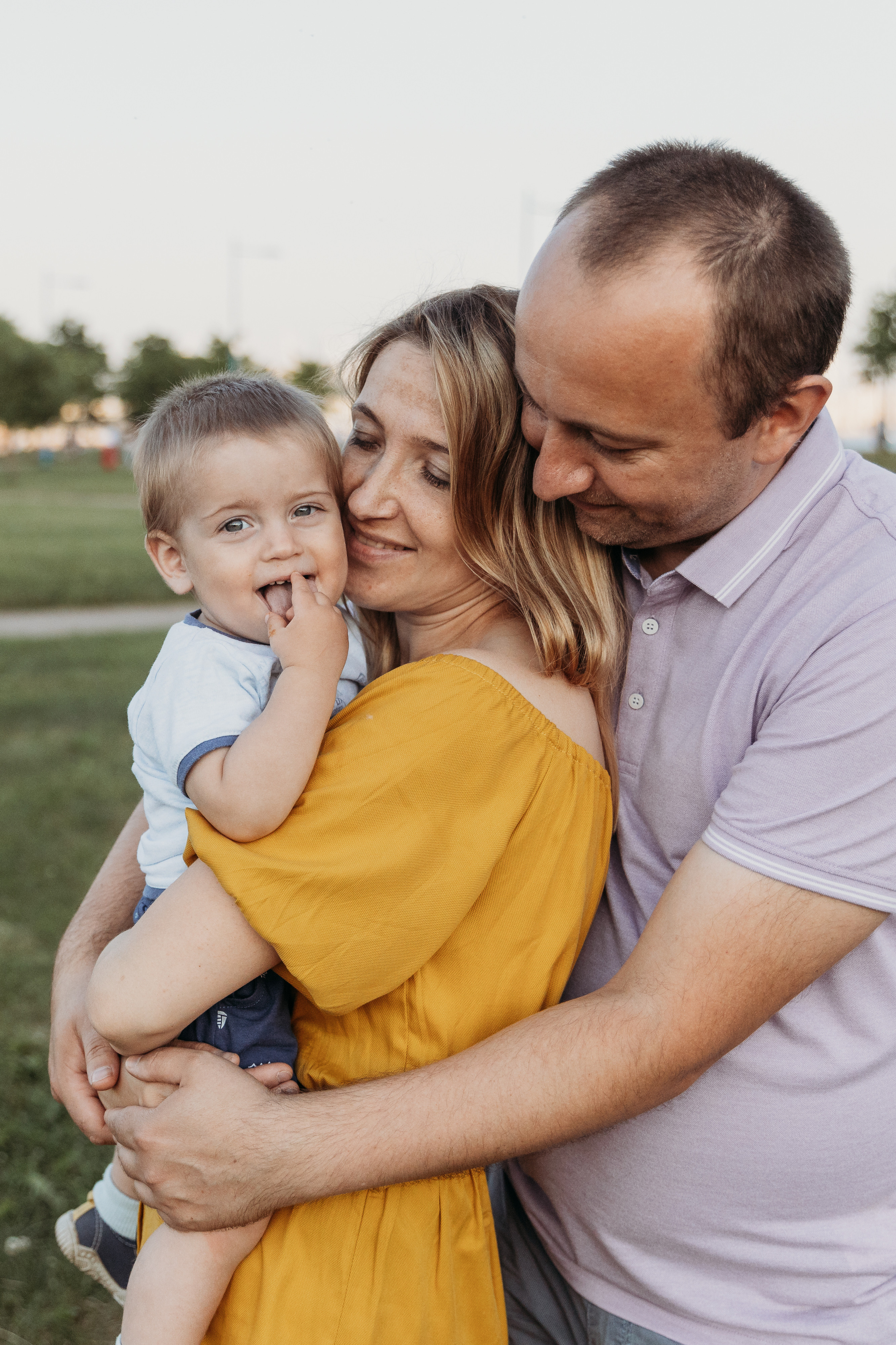 Семейная съемка на закате. Семейный и детский фотограф в Санкт-Петербурге