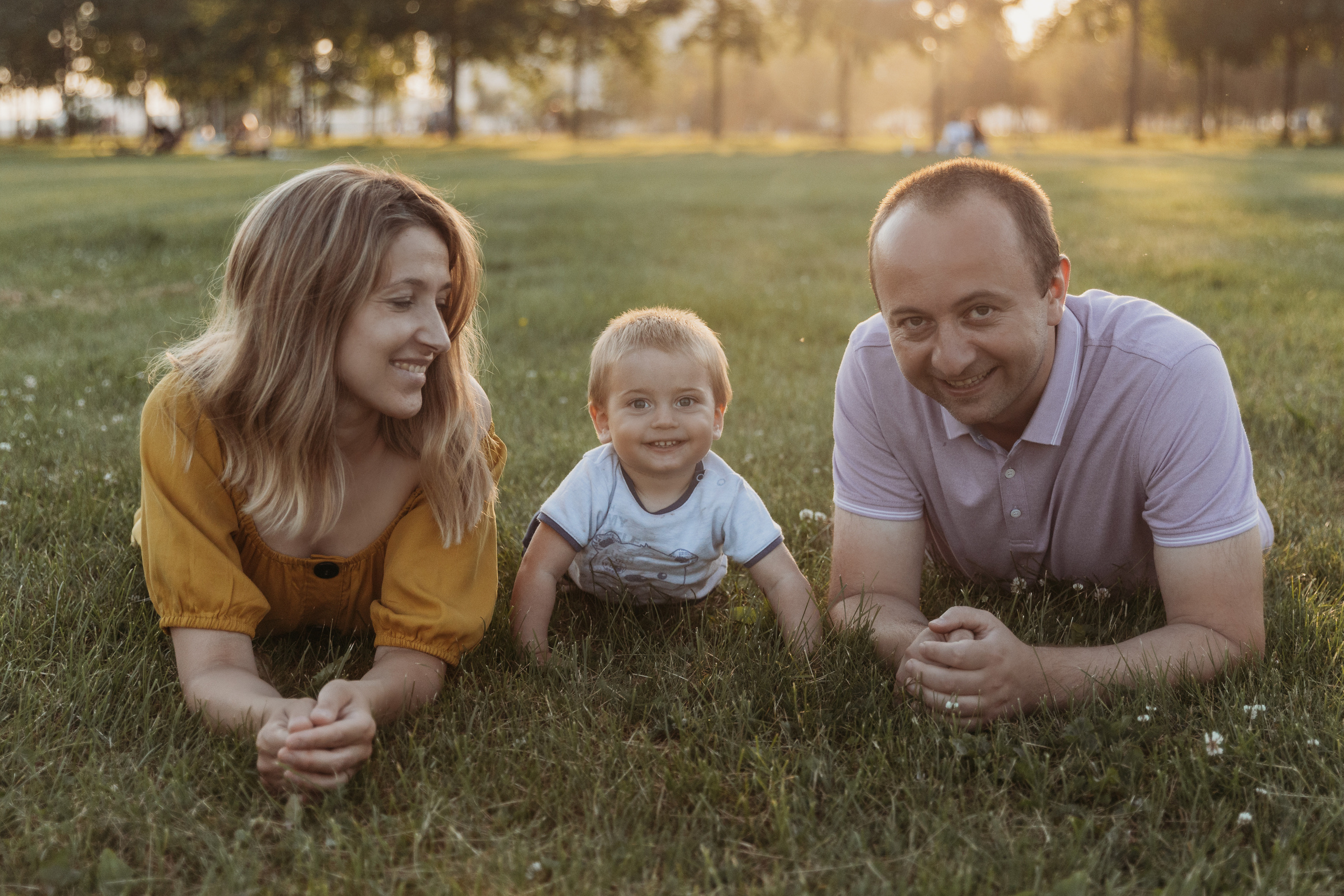 Семейная съемка на закате. Семейный и детский фотограф в Санкт-Петербурге