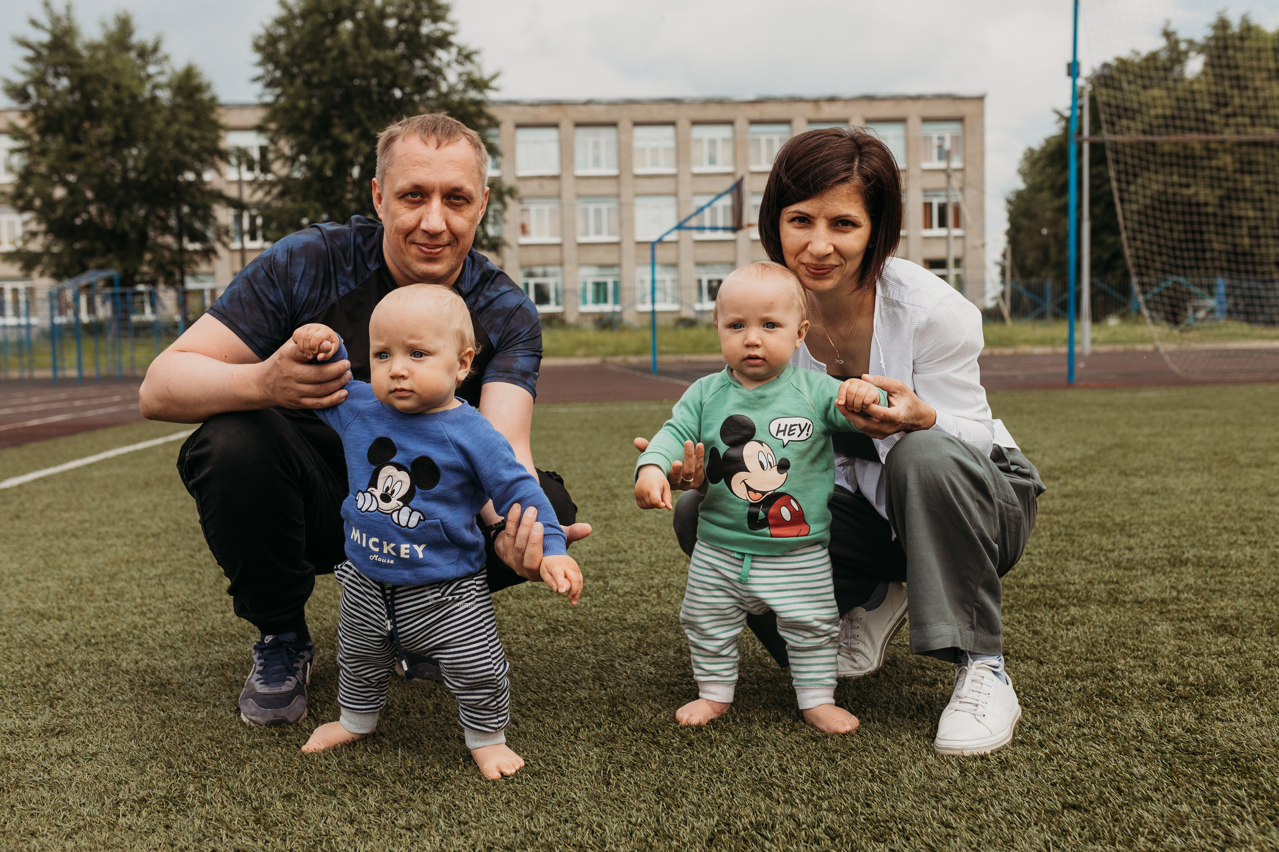 Семейная съемка на улице. Семейный и детский фотограф в Санкт-Петербурге