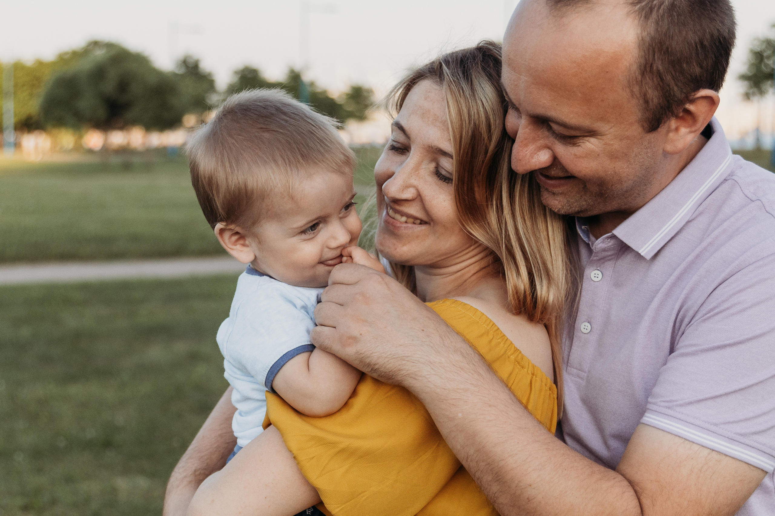 Семейная съемка на закате. Семейный и детский фотограф в Санкт-Петербурге