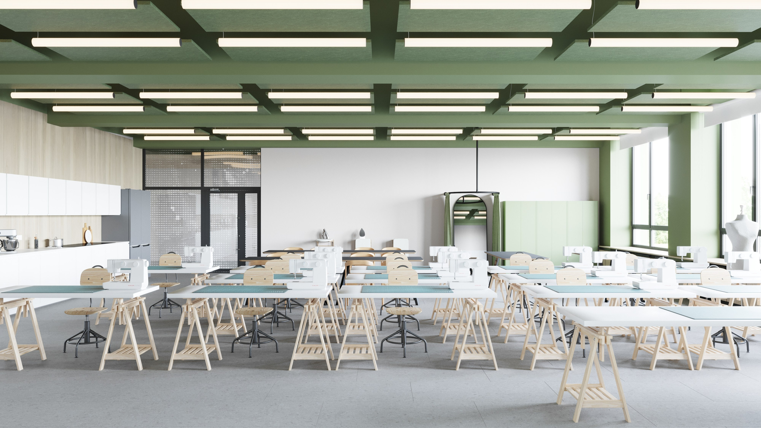 Школа в. Архитектурные интерьеры