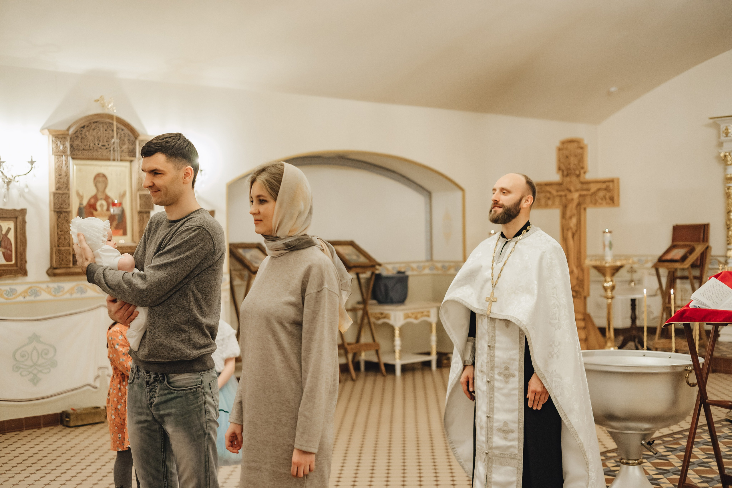 Крещение Анны. Свадебный и семейный фотограф Пушкин Царское Село СПБ Питер Санкт-Петербург и Рязань Ольга Козлова