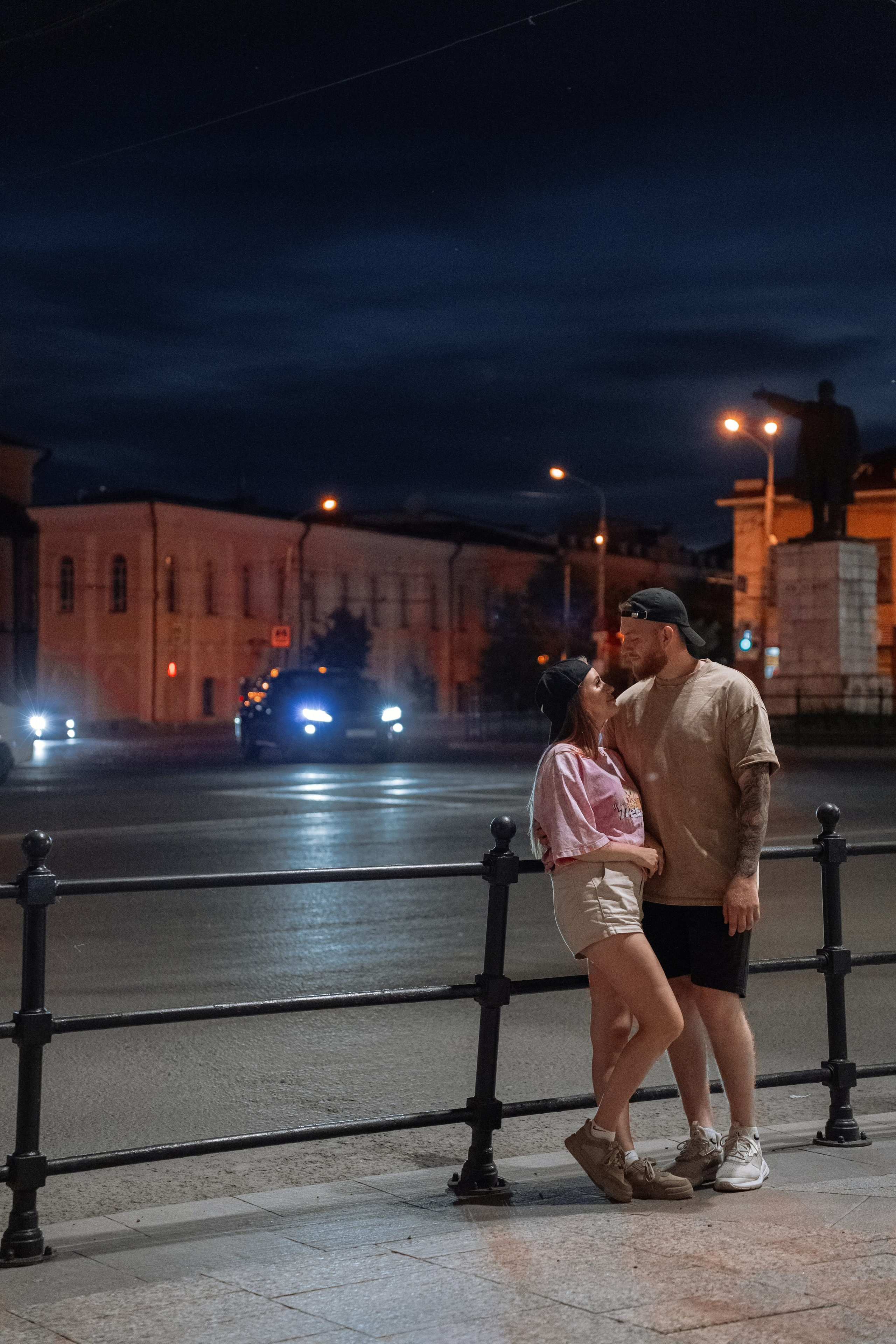 Вика и Дима. Ночной город. Яна Орехова. Фотограф в Томске