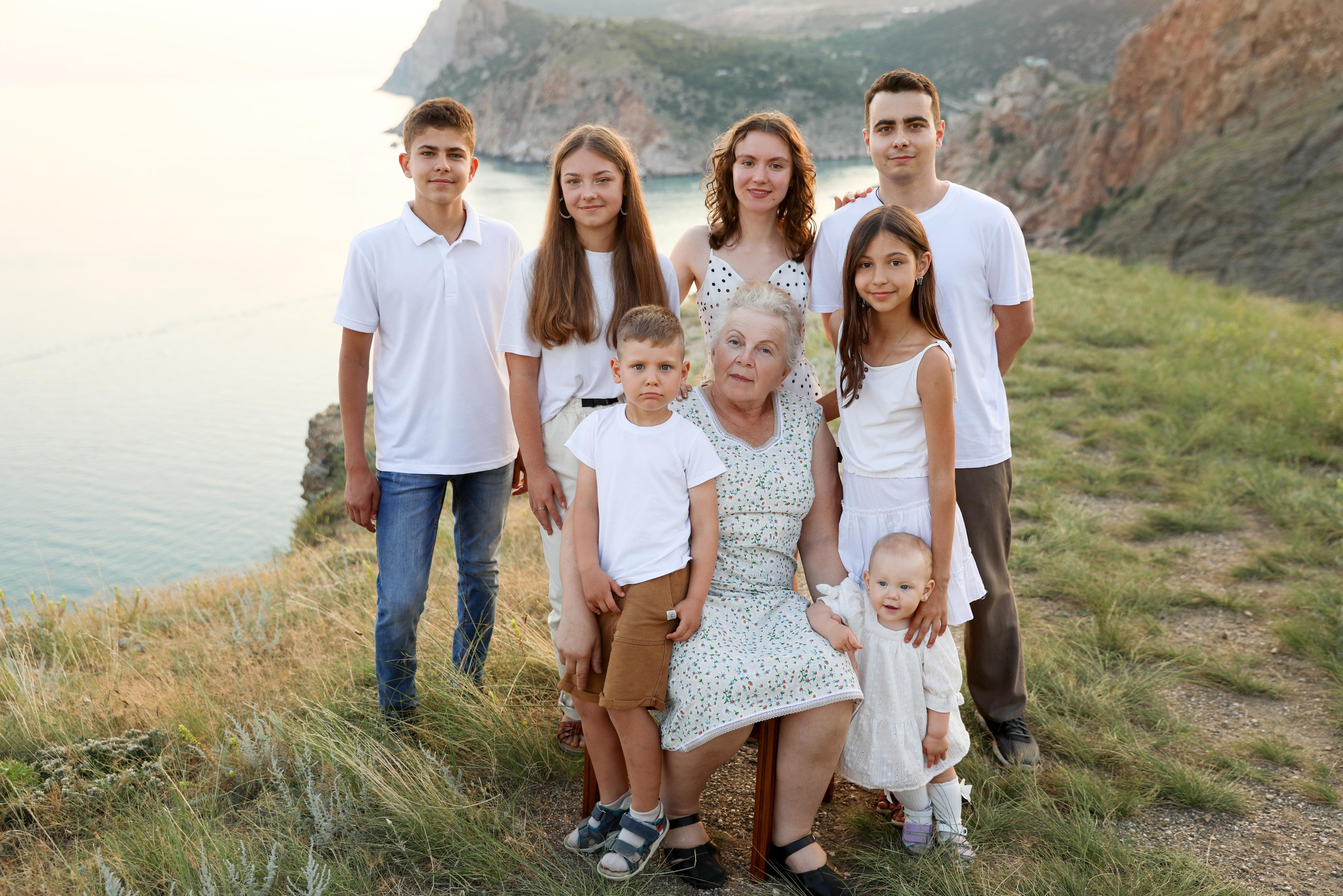 Балаклава большая семья. Свадебный и семейный фотограф в Севастополе и Крыму Анастасия Сураева