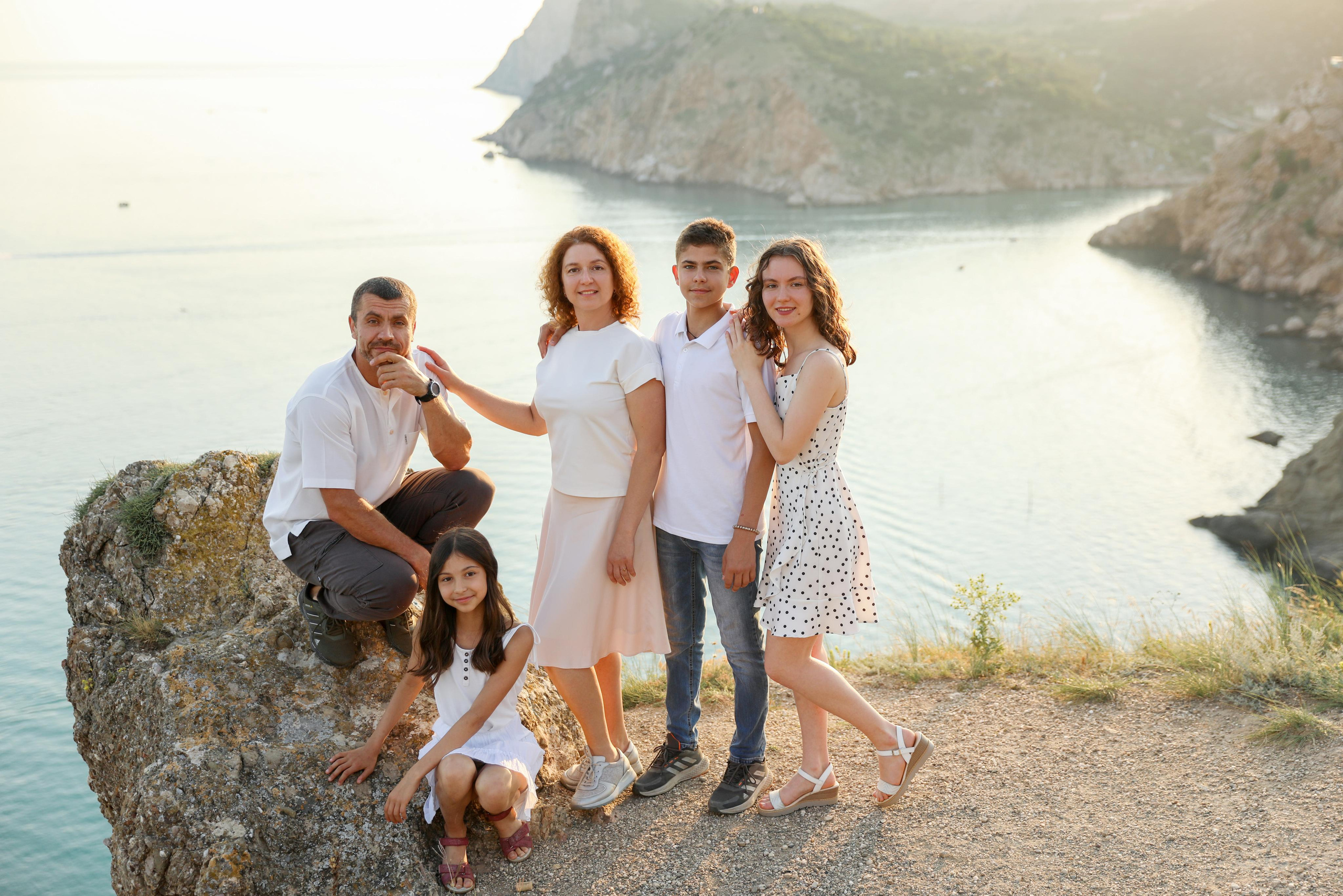 Балаклава большая семья. Свадебный и семейный фотограф в Севастополе и Крыму Анастасия Сураева