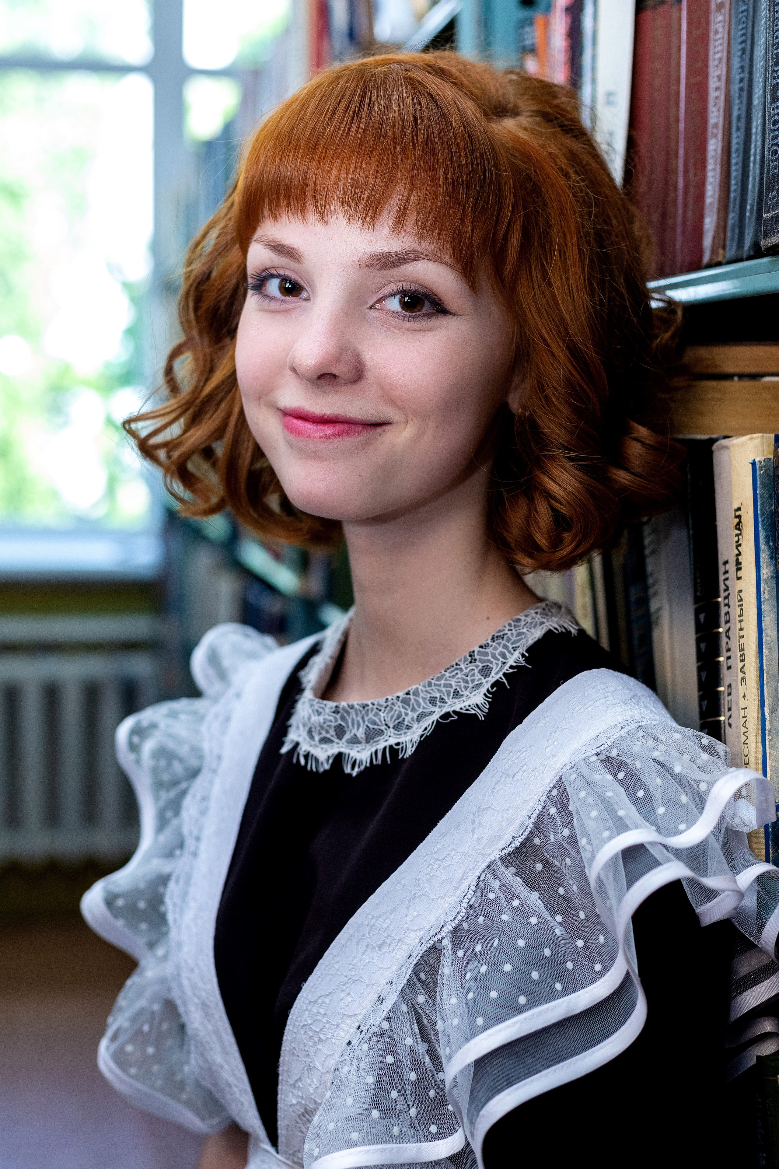 Съемка в библиотеке. Выпускные альбомы Воронеж от Веры Соколовой