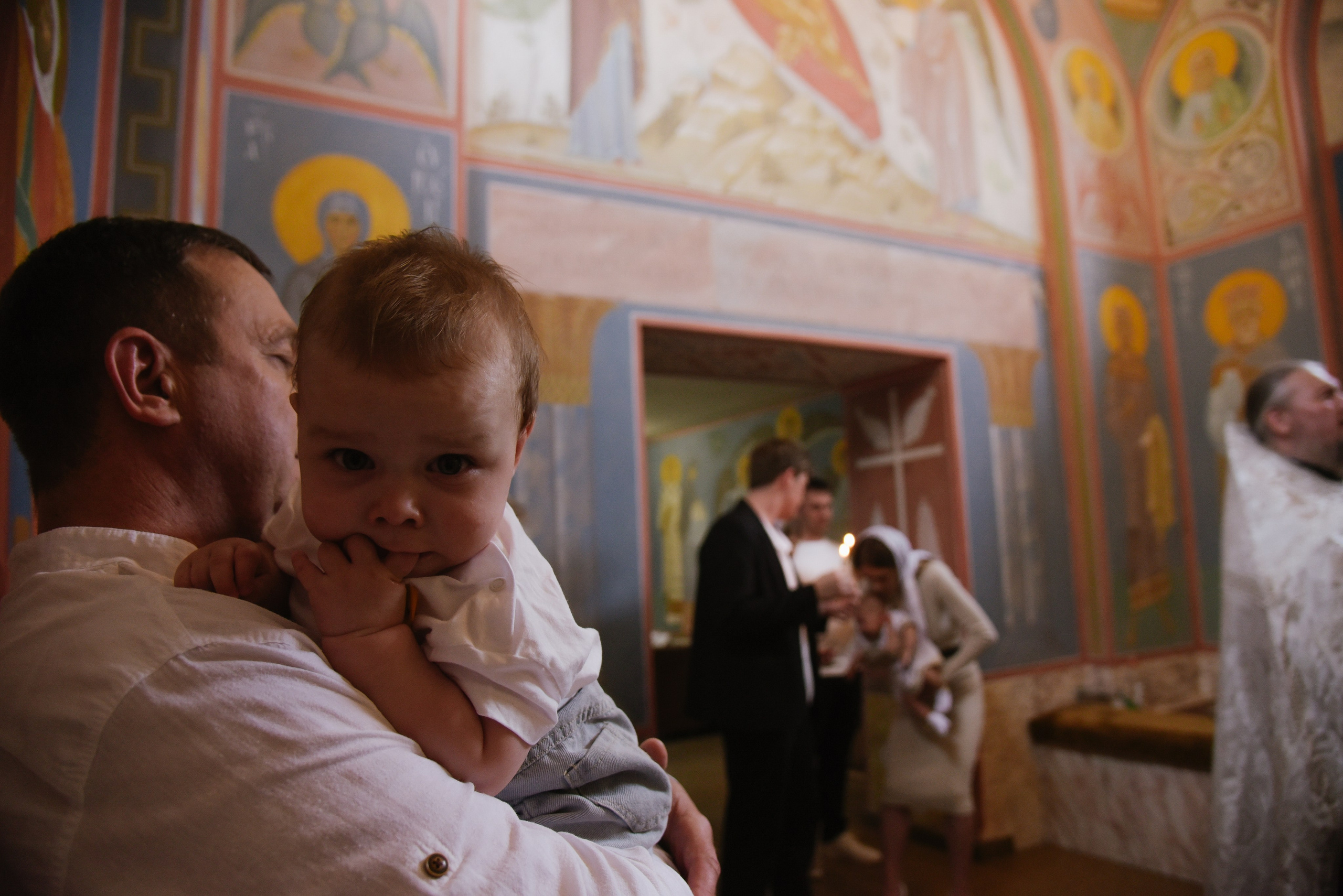 Крещение Вадима. Фотограф Лола Волна, город Москва